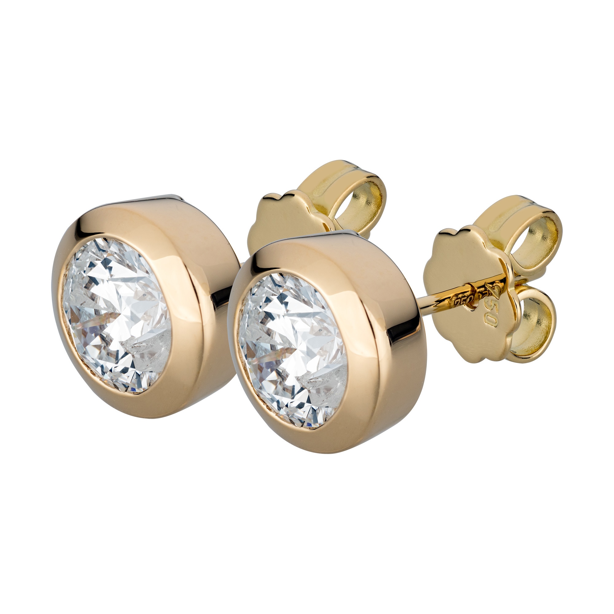 Orolino Paar Ohrstecker »Gold 750 mit 2x Brillant zus. 2,00 ct.«