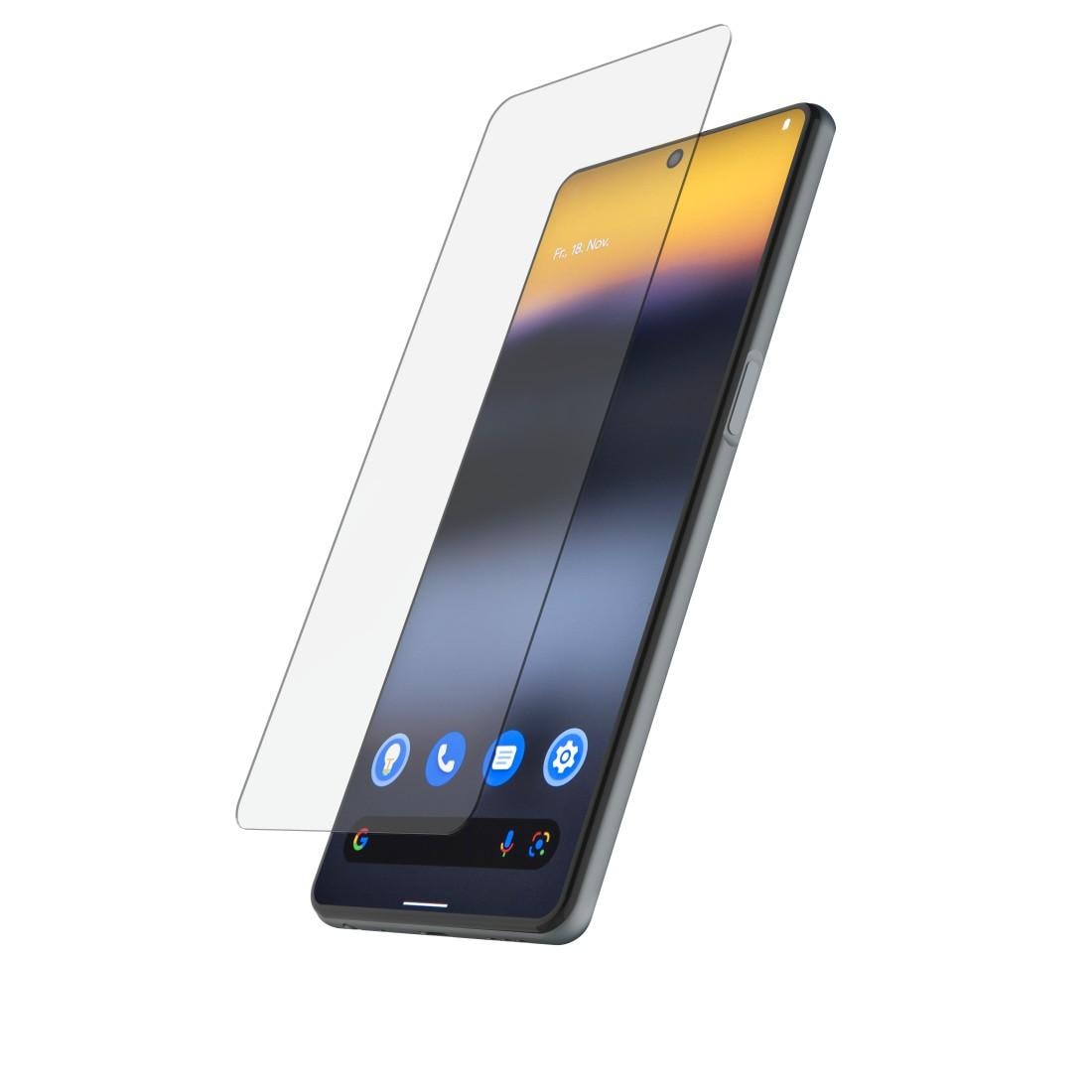 Hama Displayschutzglas »Echtglas Displayschutzglas für Google Pixel 7a transparent, dünn«, für Google Pixel 7a