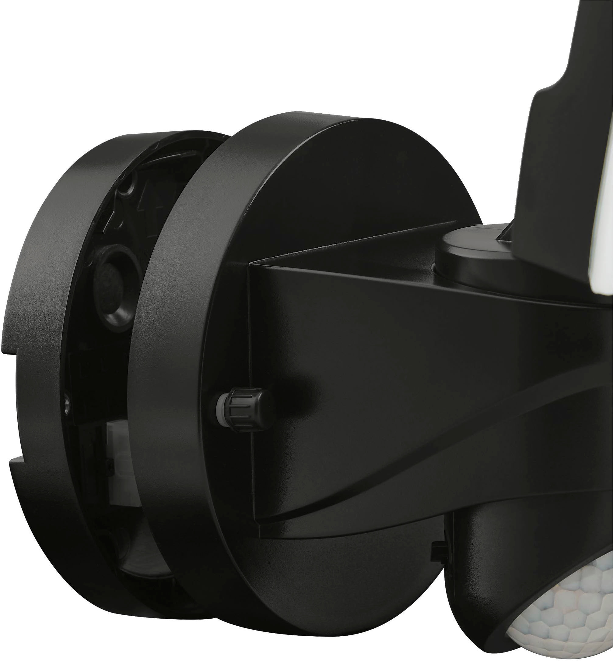 EGLO Wandleuchte »Pagino Außen-Wandlampe, Außenleuchte, Kunststoff,  IP44, Außenstrahler« LED-Modul 1 Stk. Kaltweiß Wand-/Deckenleuchte - L18 x H26 x AL16 cm - schwarz - 11,5W inkl.