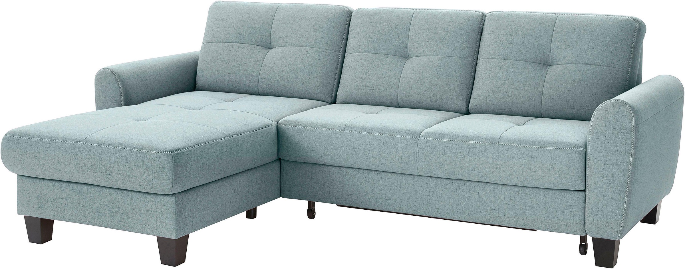 sit&more Ecksofa "Varese L-Form" mit Federkern, wahlweise mit Bettfunktion günstig online kaufen