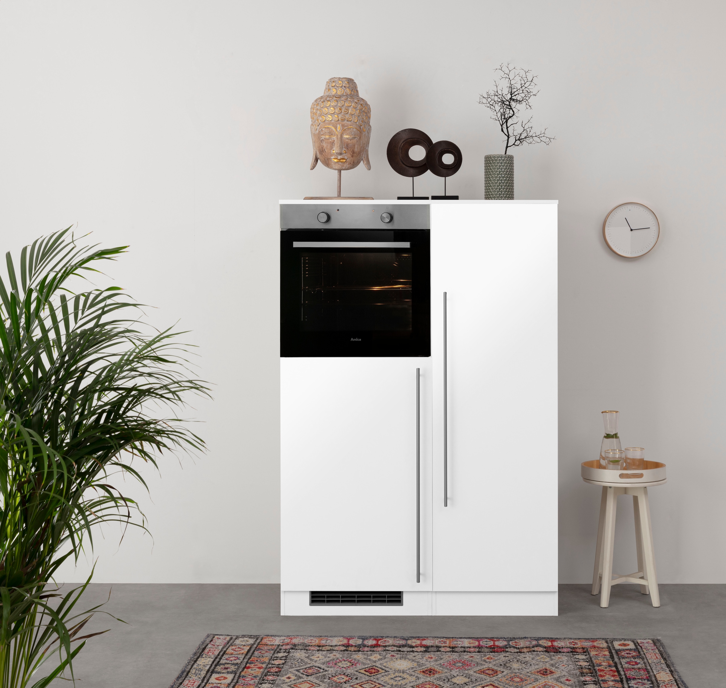 wiho Küchen Küche »Chicago«, Back-/Kühlmodul, wahlweise mit E-Geräten, Breite 110 cm