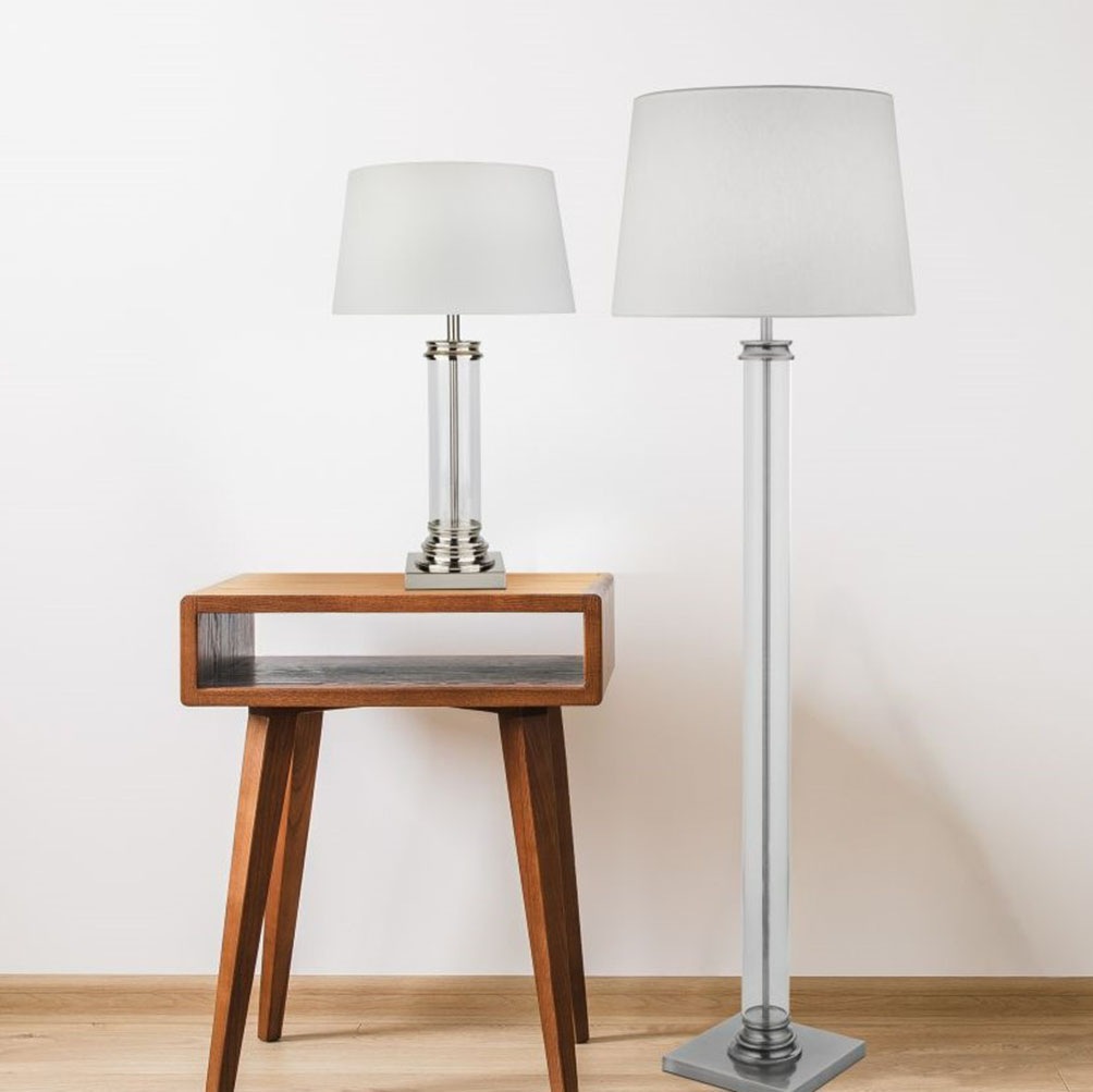 Searchlight Tischleuchte »Pedestal Table Lamp« E27 1 Stk. günstig online kaufen