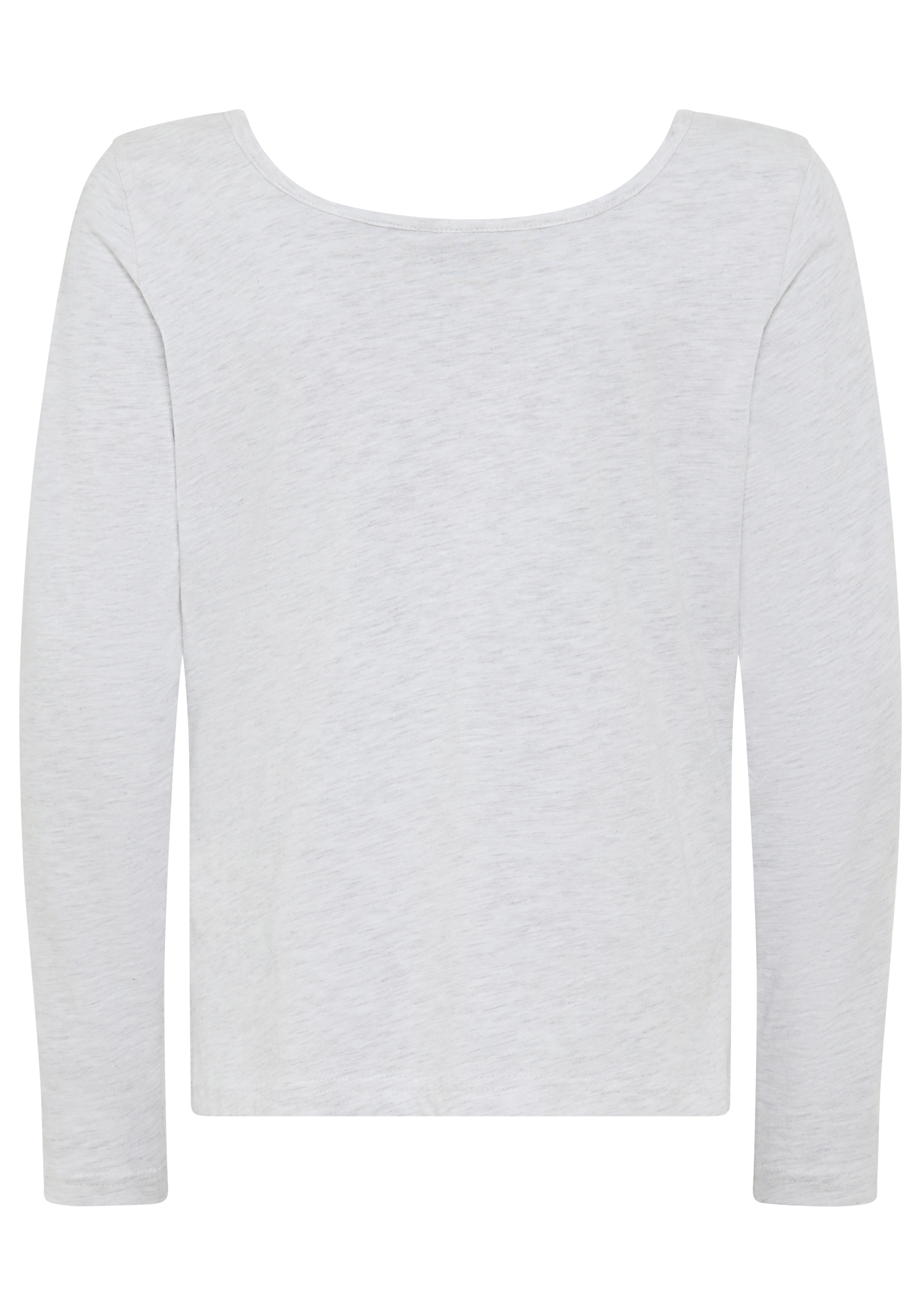 KIDSWORLD Langarmshirt »Shirt mit Hamptons-Druck für Mädchen«, Tieferer Ausschnitt