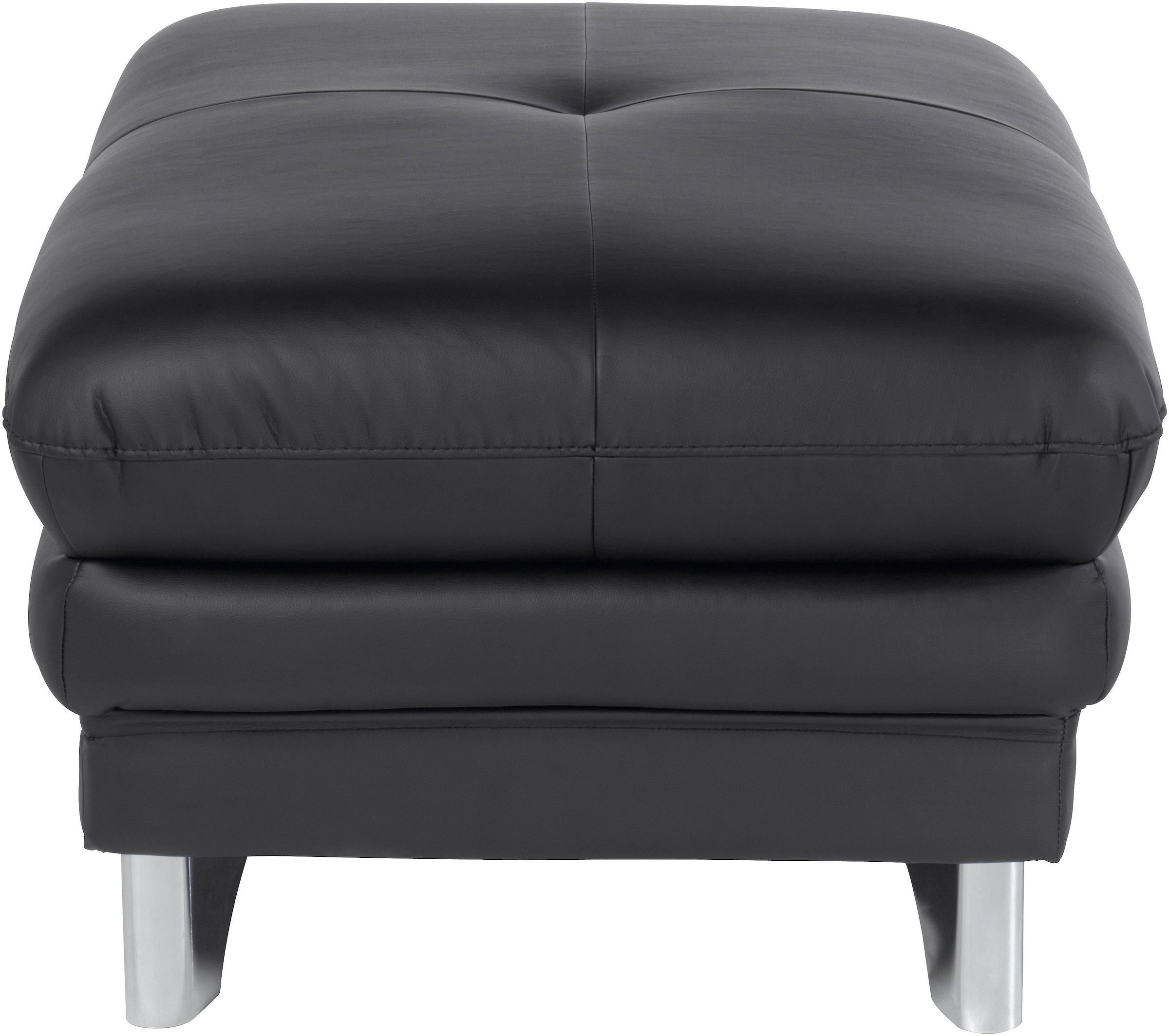 COTTA Polstergarnitur »Enterprise«, (Set), Set bestehend aus: 2-Sitzer mit Kopfteilverstellung & Hocker