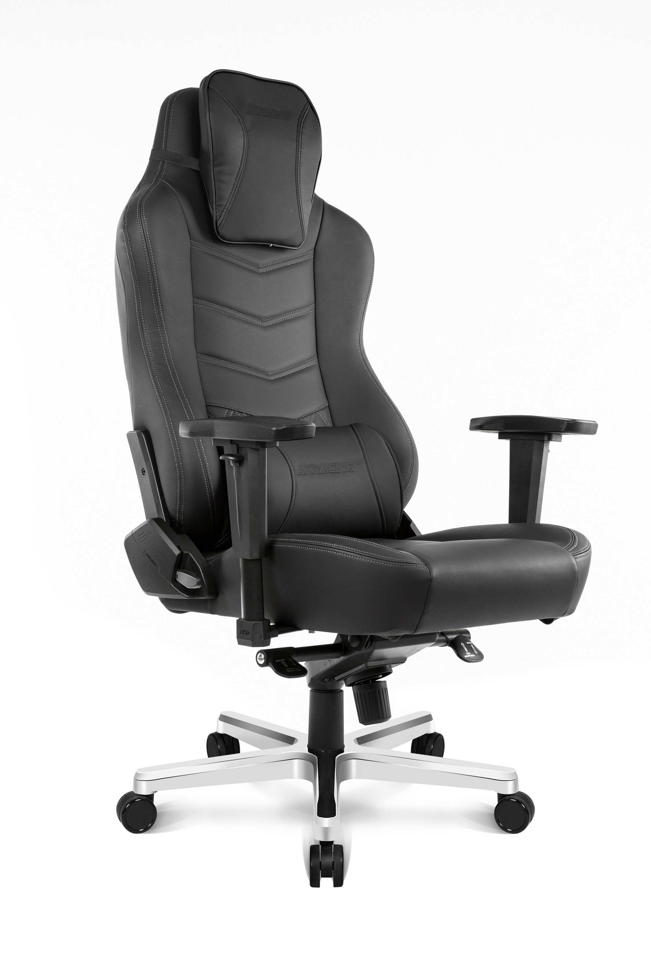8. Bild von AKRacing Gaming-Stuhl »Office Onyx Deluxe«, Kunstleder-Echtleder, ergonomisch, höhenverstellbar Schreibtischstuhl