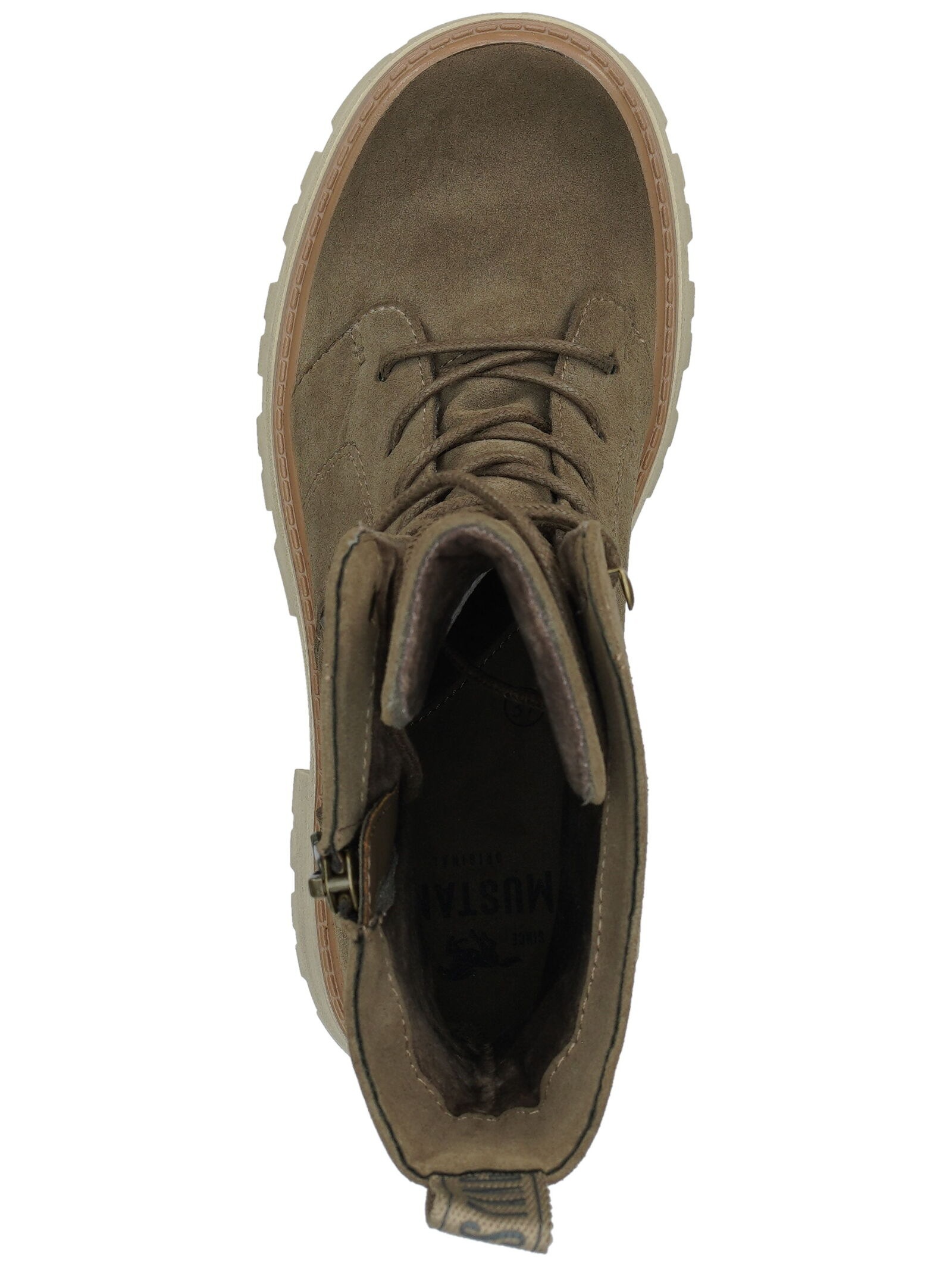 Mustang Shoes Schnürstiefelette »Mustang Shoes Stiefelette Lederimitat«