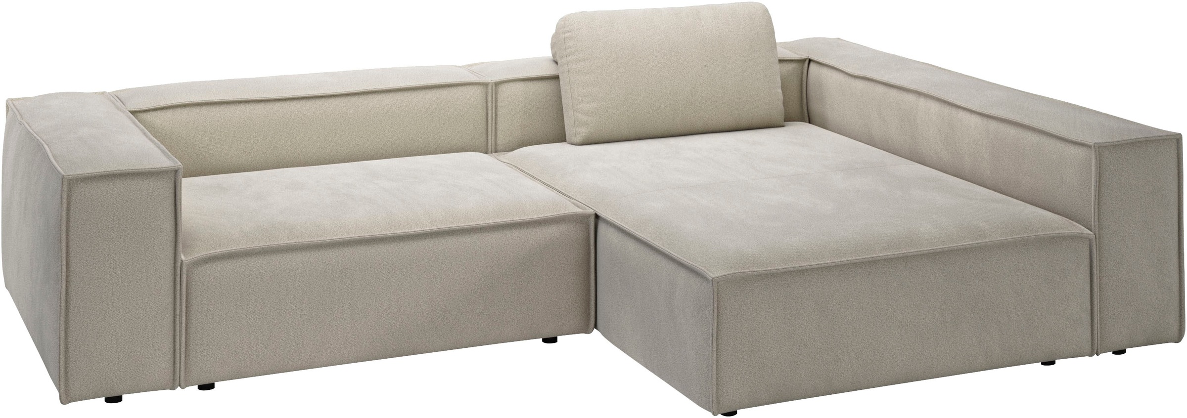 Places of Style Ecksofa »Watertown, moderne XXL L-Form, 306 cm breit«, Komfortabel mit tiefer Sitzfläche – ideal für große Wohnräume