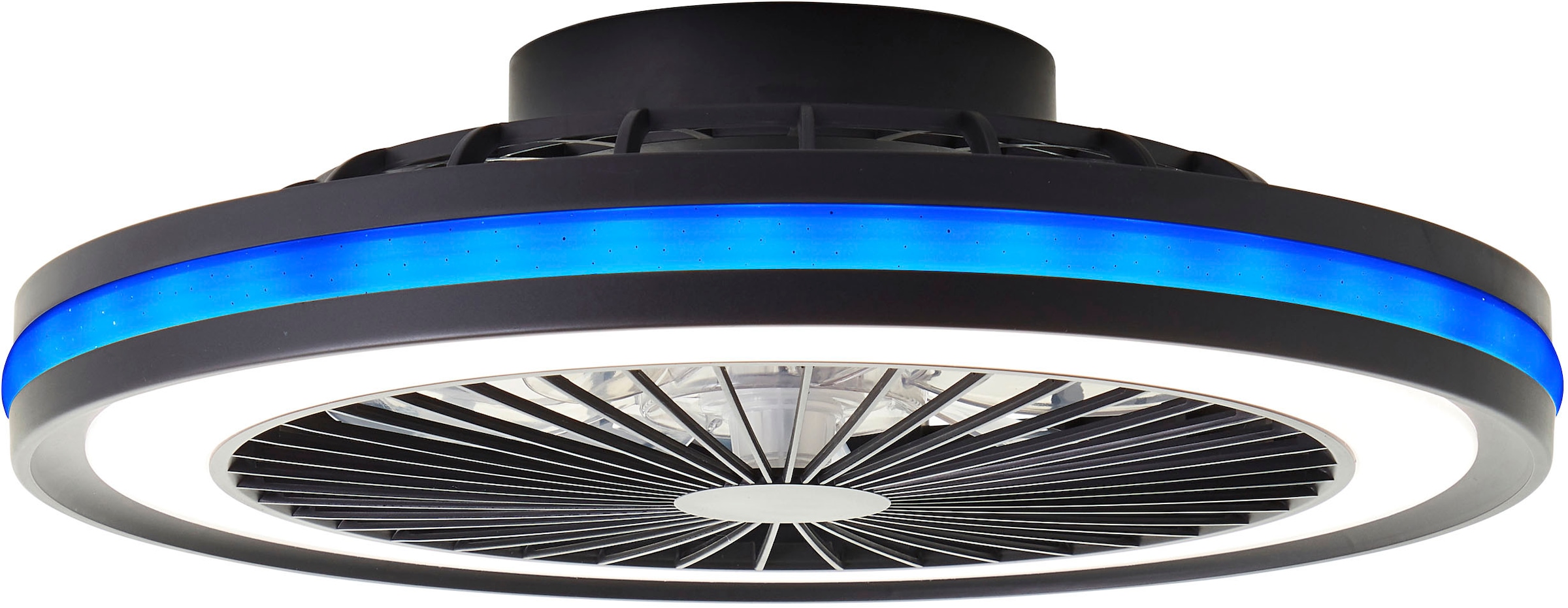 Brilliant LED Deckenleuchte »Palmero«, mit Ventilator, Ø 47 cm, IC-RGB, 5000 lm, dimmbar, 2700-6500 K
