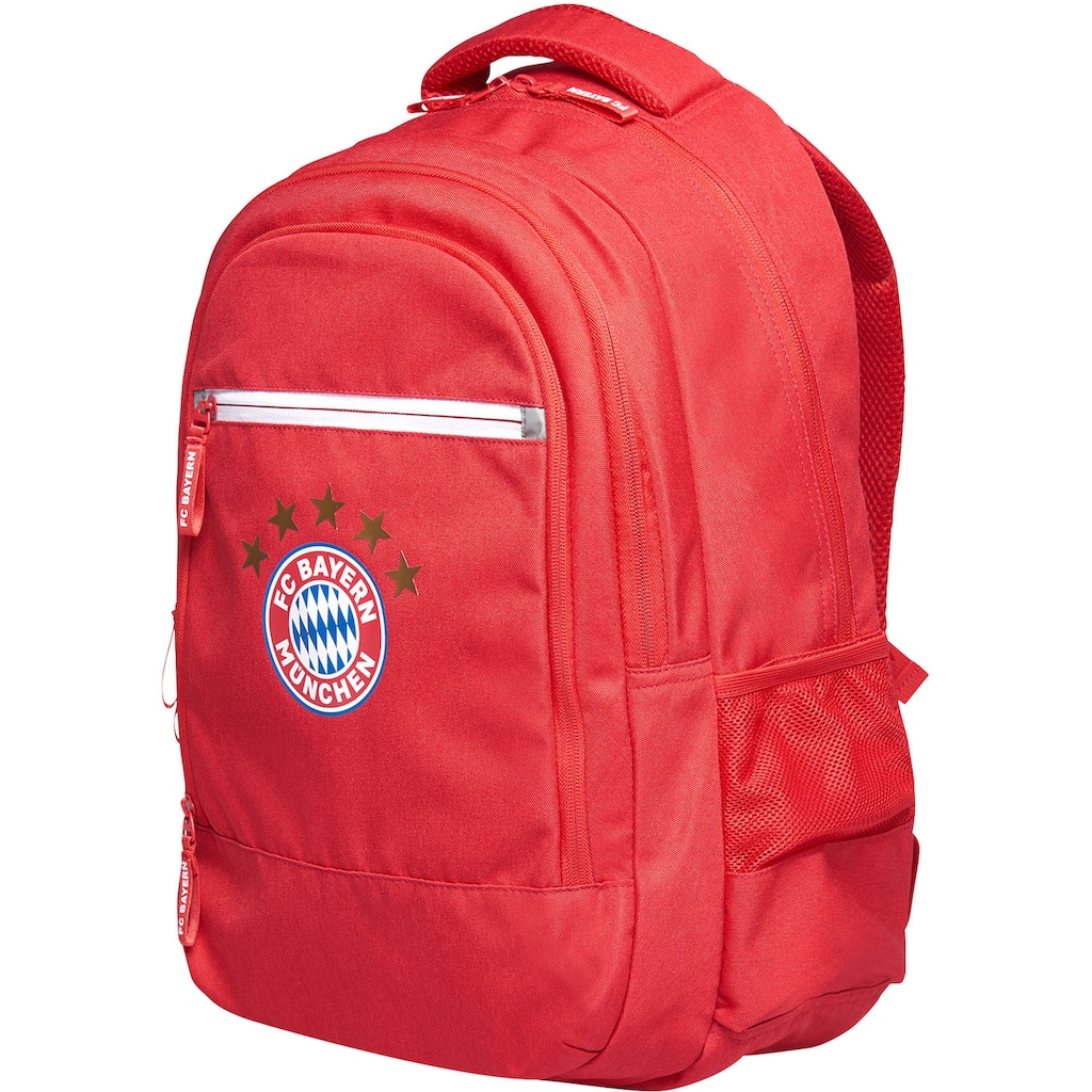 FC Bayern Schulrucksack »FC Bayern München mit 5 Sterne Logo«, Aus recyceltem PET Material