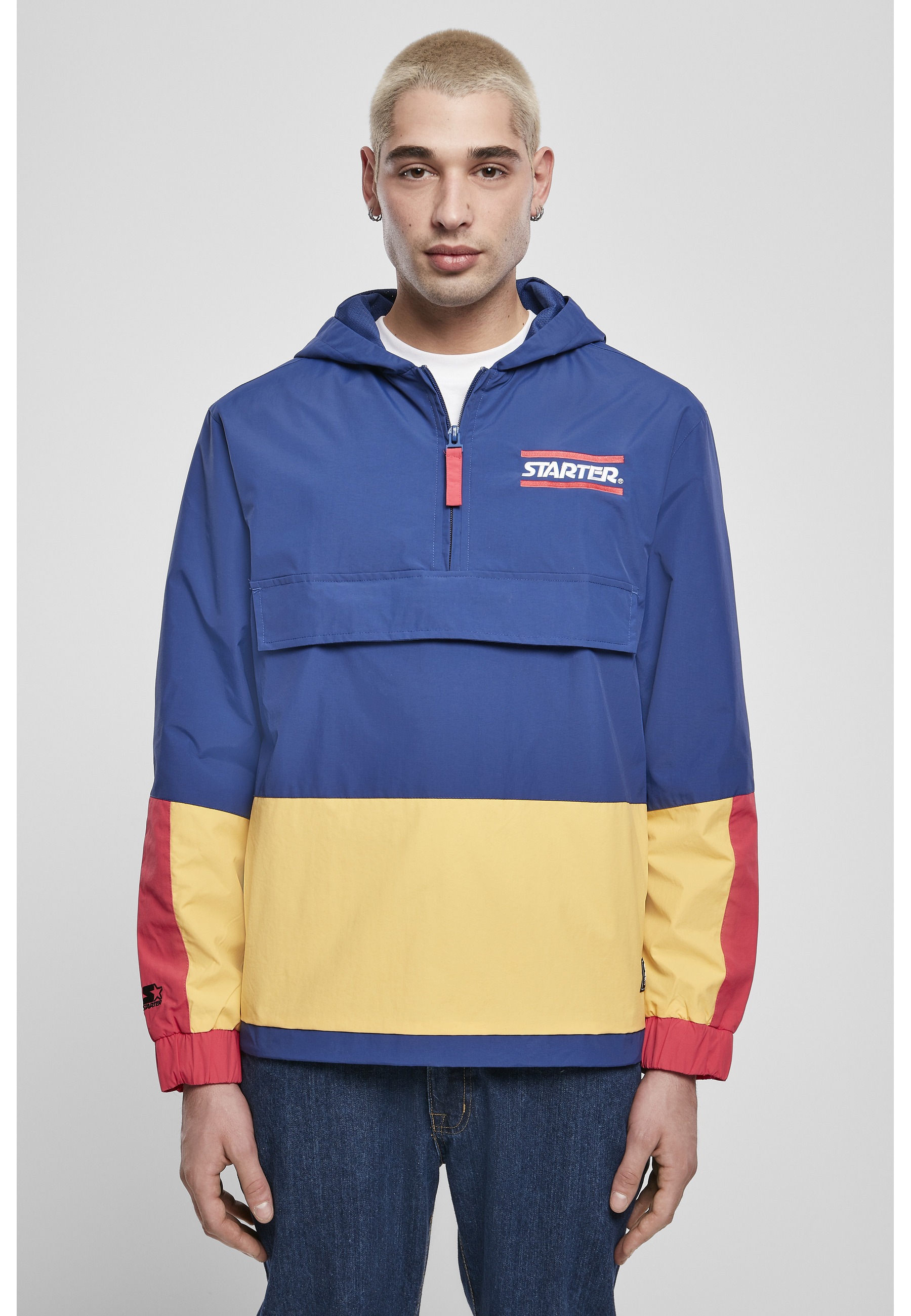 Starter Black Label Allwetterjacke »Starter Black Label Herren Starter Multicolored Logo Windbreaker« 1 Stk. tlg. mit Kapuze