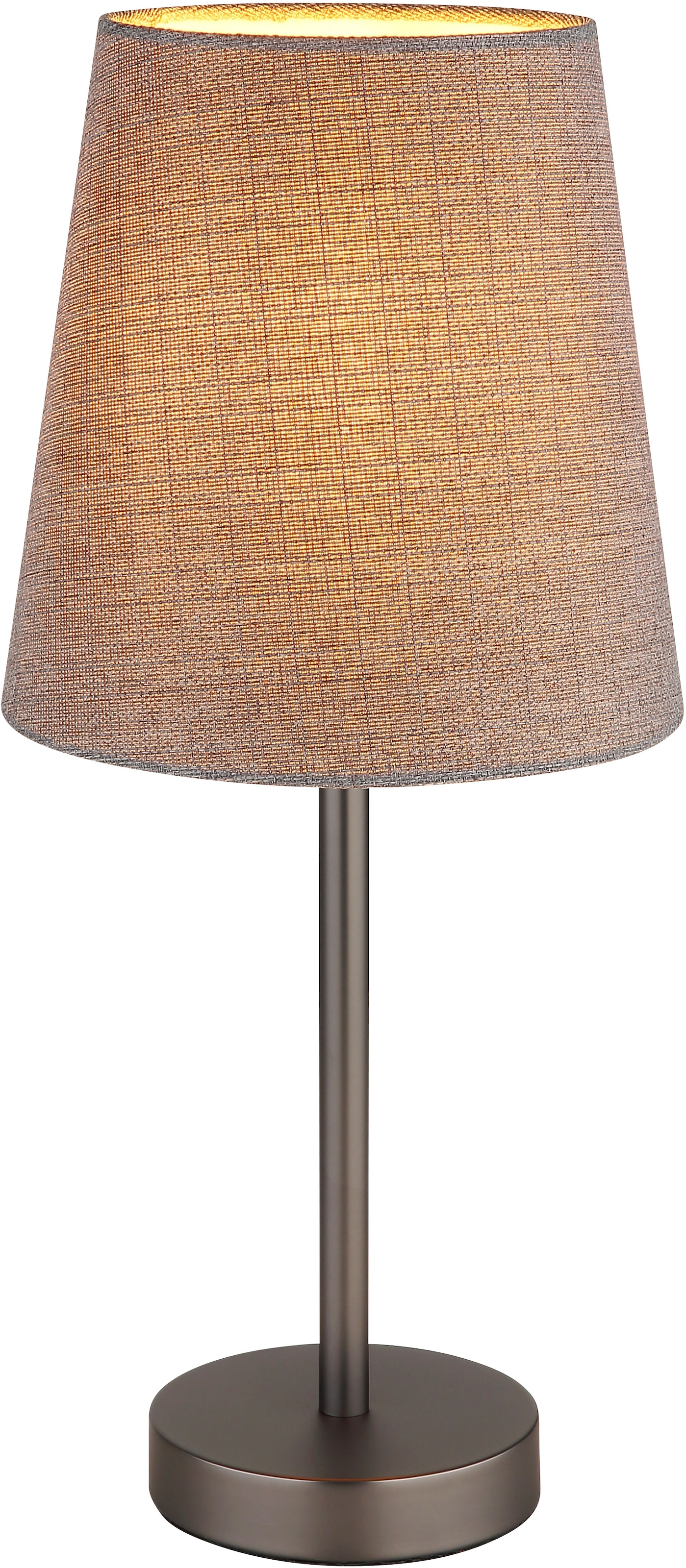 NOWA Tischleuchte »JORIS« E14 1 Stk. eleganter Stoffschirm, modernes Design