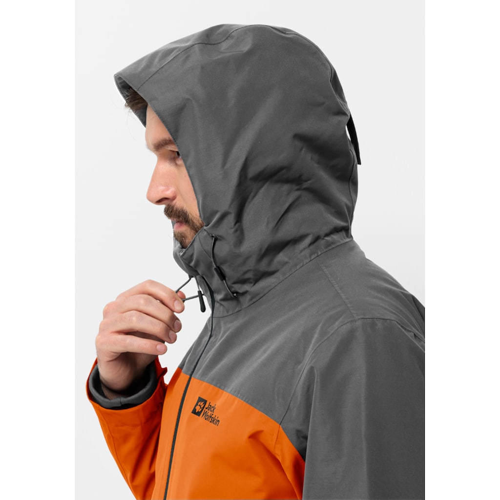 Jack Wolfskin 3-in-1-Funktionsjacke »GLAABACH 3IN1 JKT M«, (2 teilig), mit Kapuze