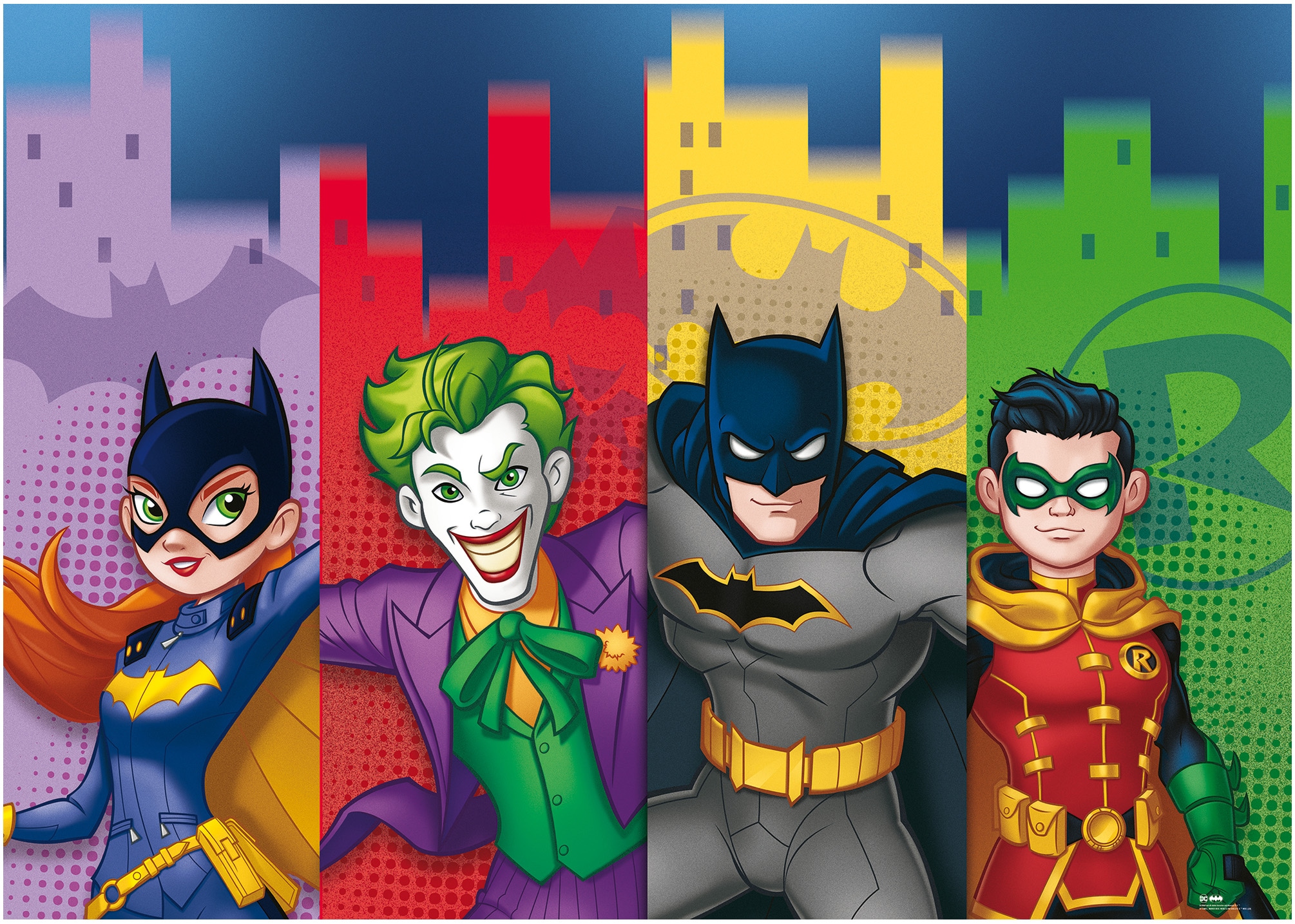 Ravensburger Puzzle »Batgirl, Joker, Batman, Robin« Made in Europe