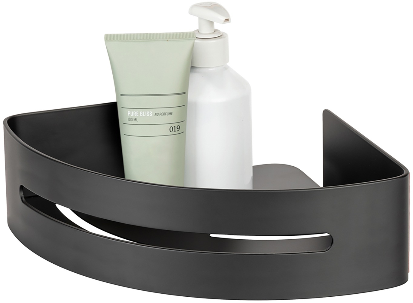 WENKO Eckregal »Turbo-Loc® Modell Bivio«, aus Aluminium für Shampoo, rostfrei, Befestigen ohne Bohren