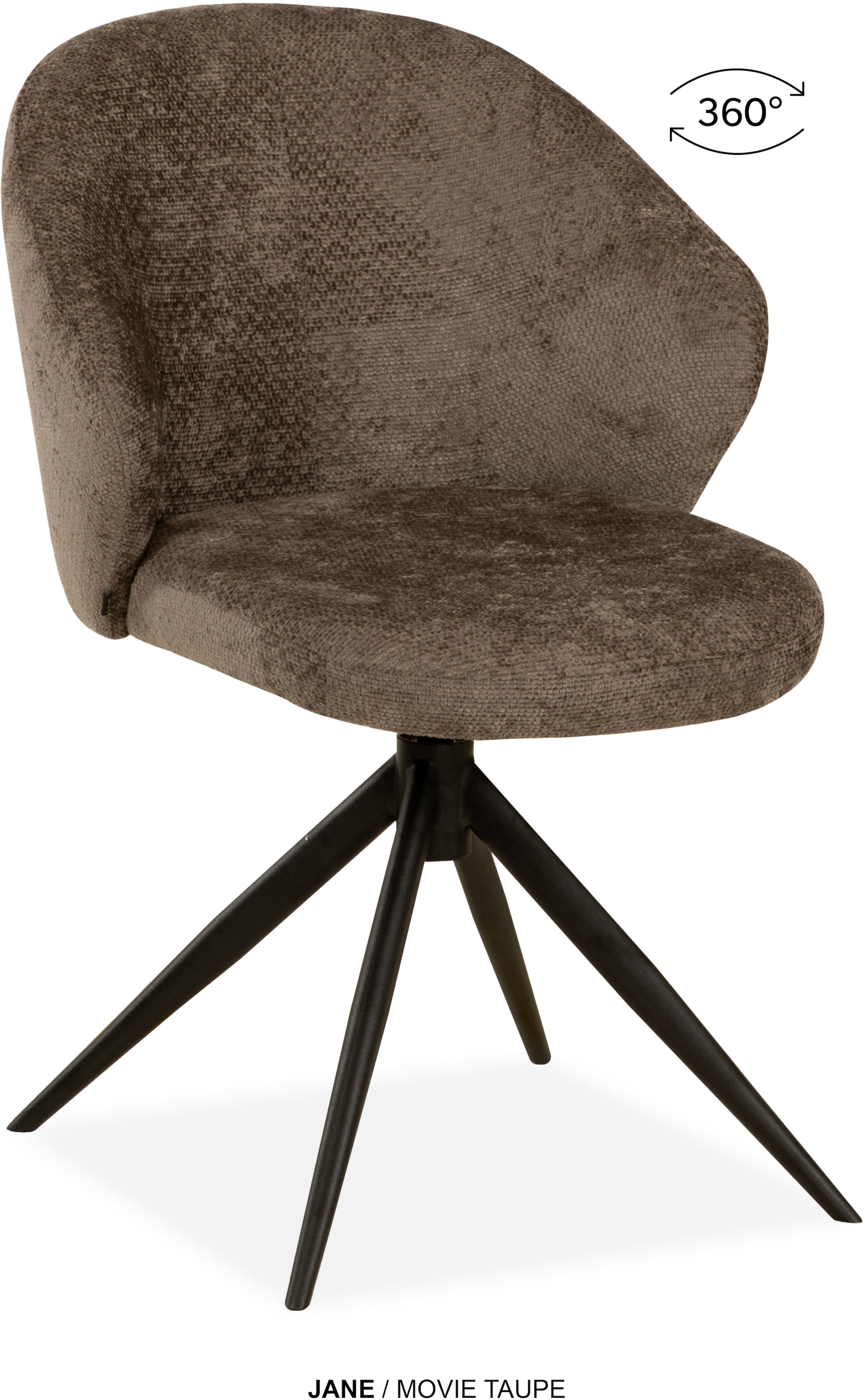 OMG Design Esszimmerstuhl »Jane« (Set) 1 Stk.Drehstuhl mit auto-return, Schalenstuhl