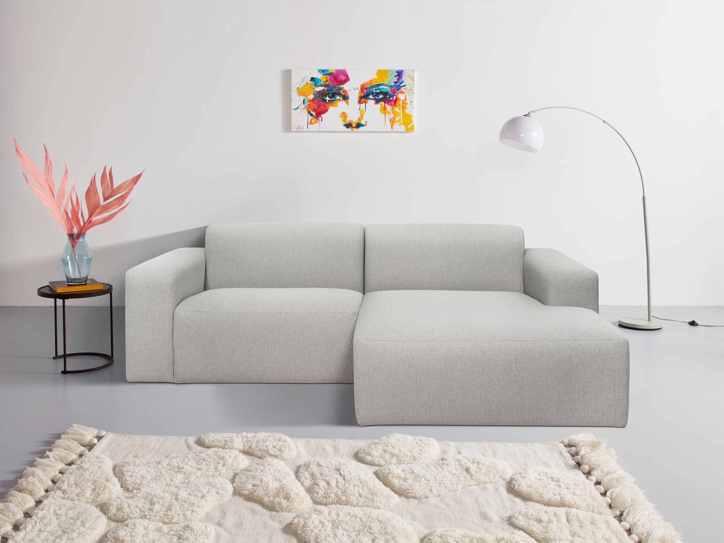 INOSIGN Ecksofa »Koa,228cm, L-Form, Modulsofa, Webstoff, Cord«, Designsofa günstig online kaufen