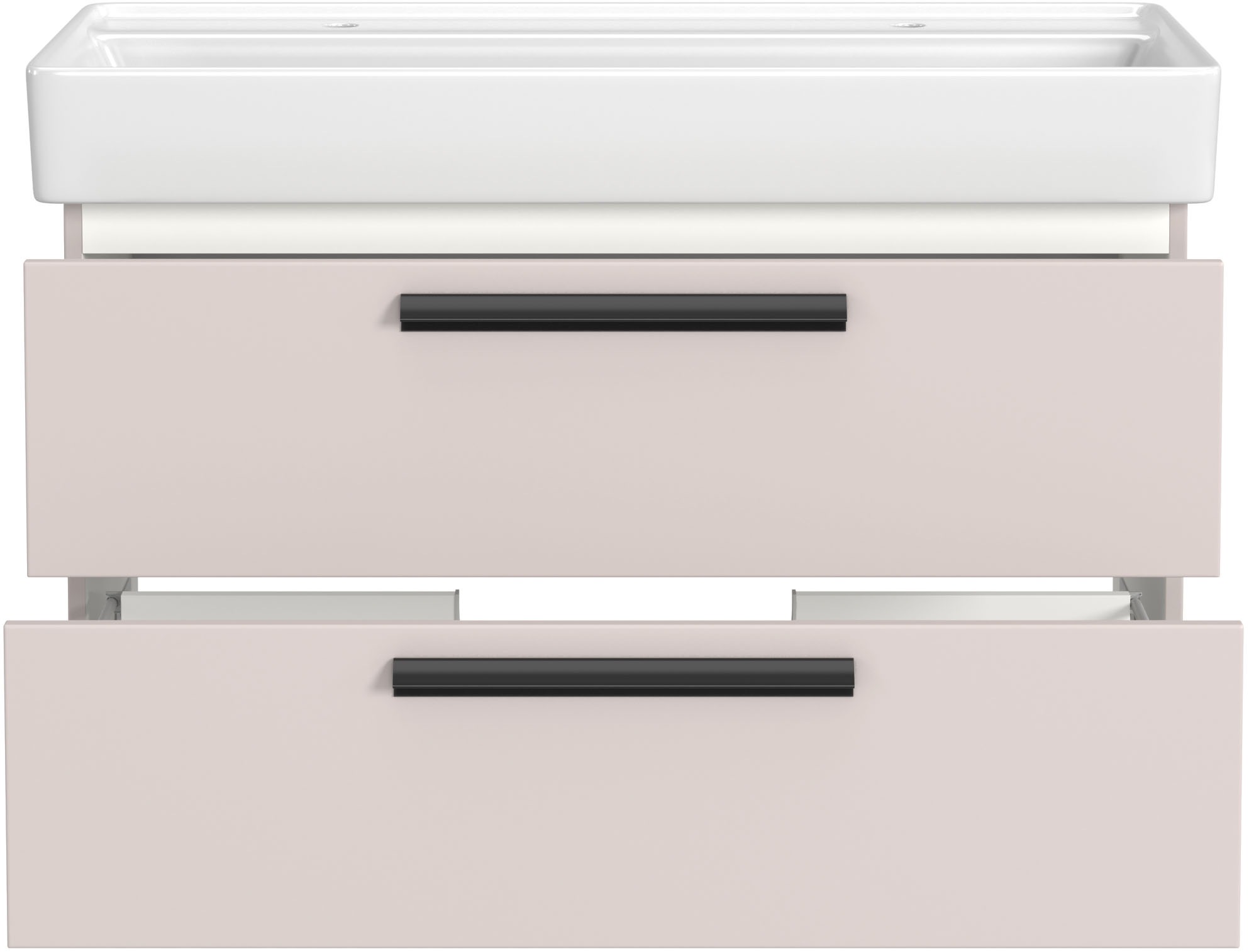 welltime Badmöbel-Set »SALVADA, 5tlg-Set, gedämpfte Scharniere, Softclose, Keramikbecken« Maße (B/T/H): 180/47,5/200 cm, 