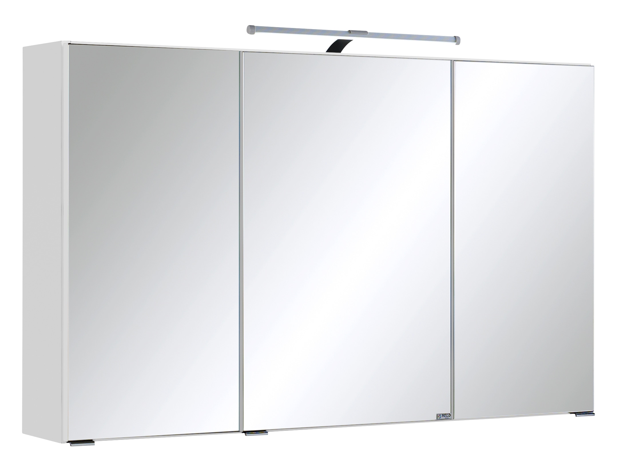 welltime Spiegelschrank »Cardiff«, Breite 100 cm, mit Schalter und Steckdose
