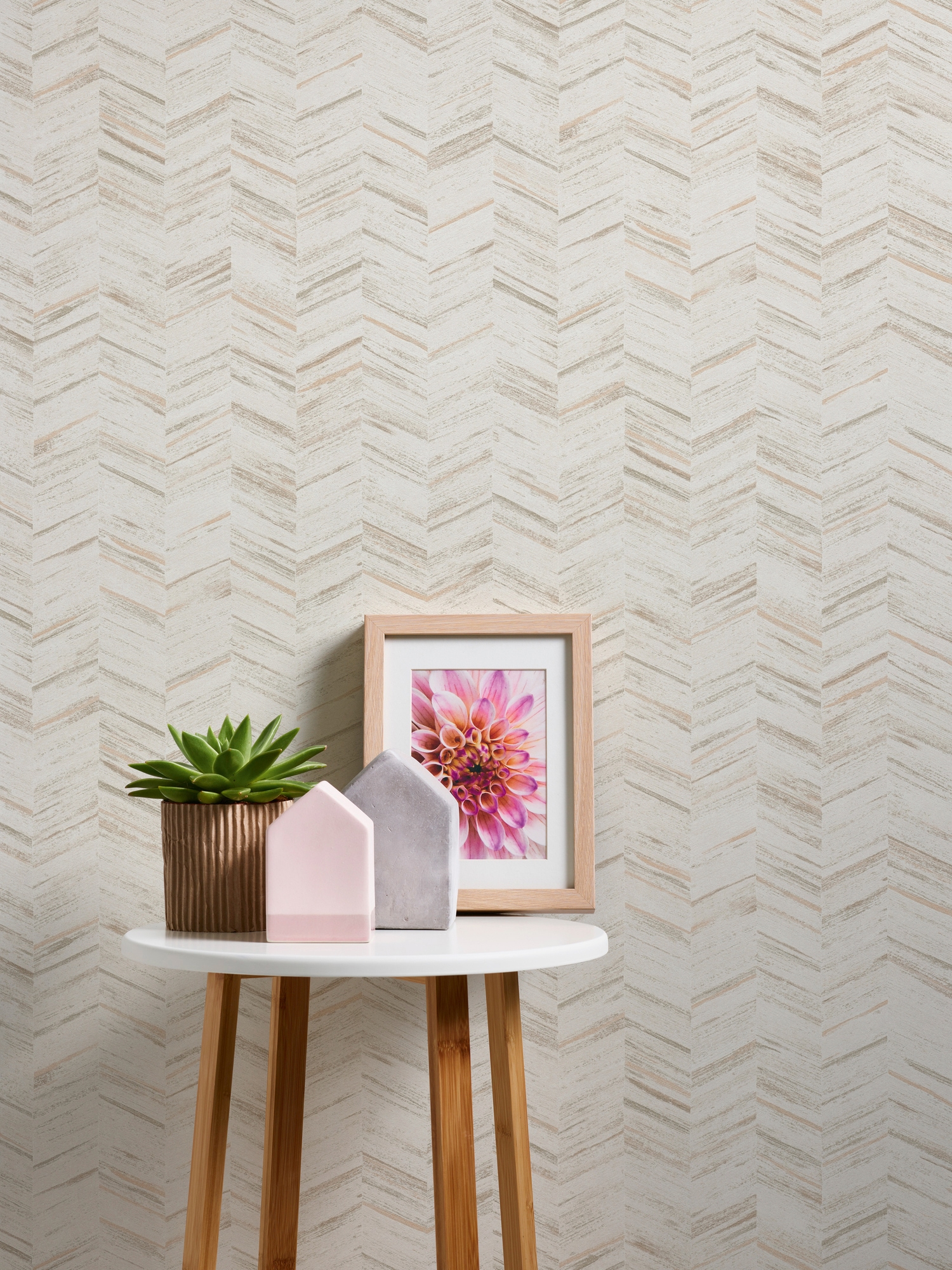 A.S. Création Vliestapete »Geo Effect« Fischgratmuster | Motiv | geometrisch glatt Tapete Geometrisch Tapeten Wohnzimmer Schlafzimmer Küche Design Optik
