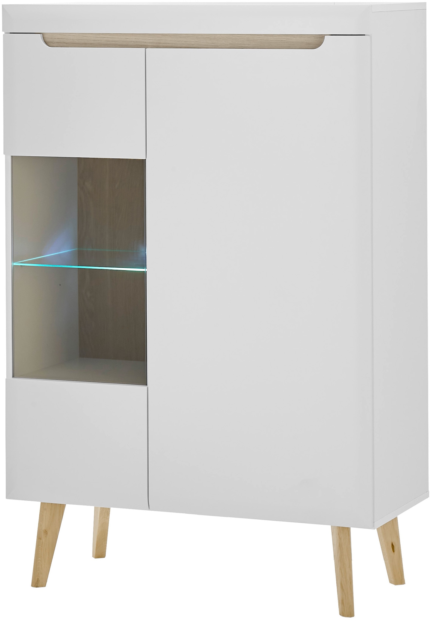 INOSIGN Vitrine »Torge, Hochschrank, Glasvitrine, Standvitrine, Vitrinensch günstig online kaufen