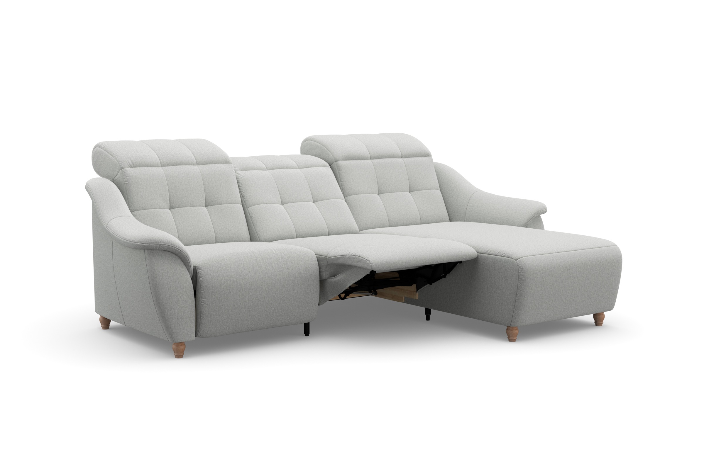 Home affaire Ecksofa »Boston L-Form«, (2 St.), Kopfteilverstellung an jeder Sitzfläche, wahlweise Relaxfunktion