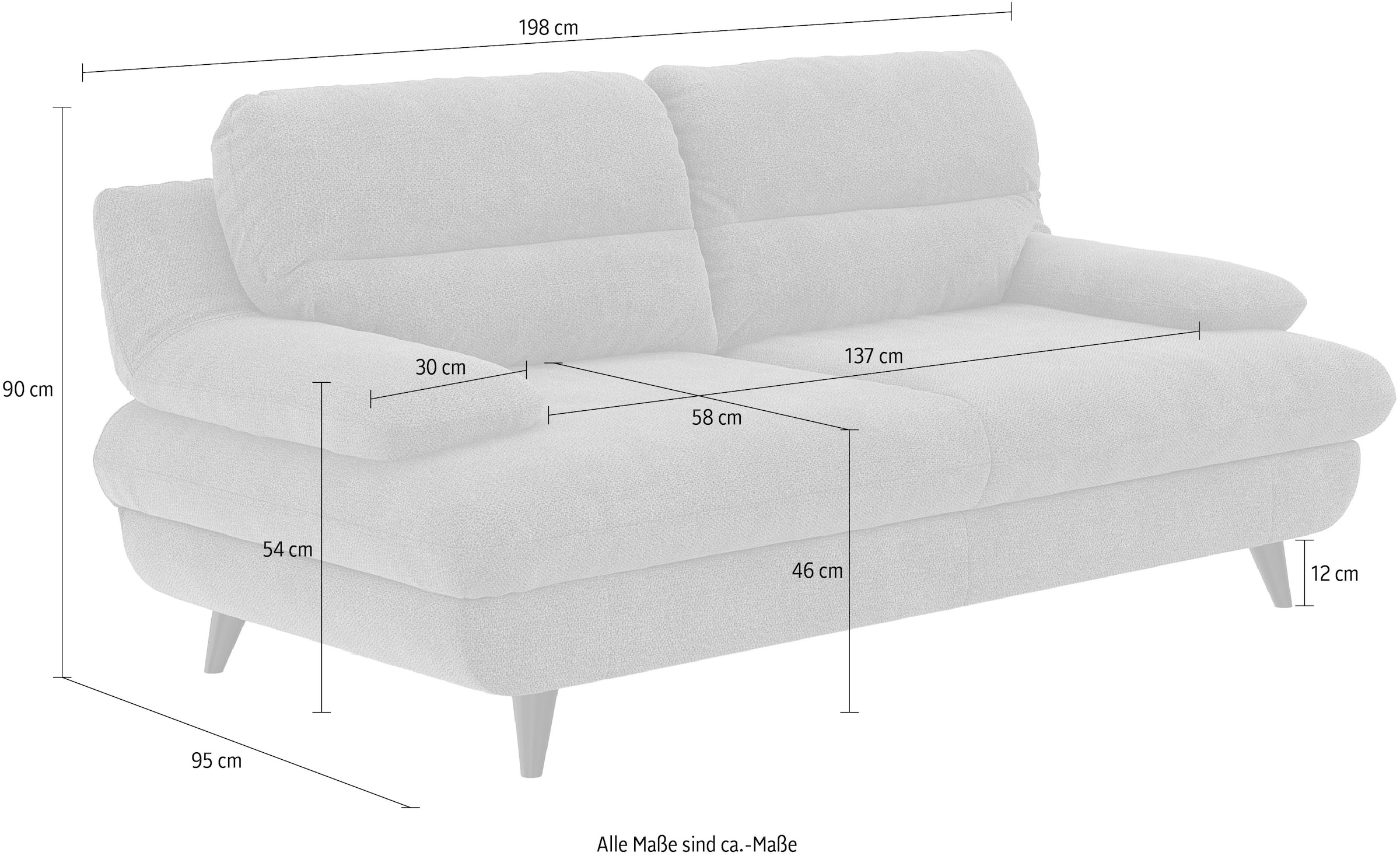 COTTA 2,5-Sitzer Zeitloses Design