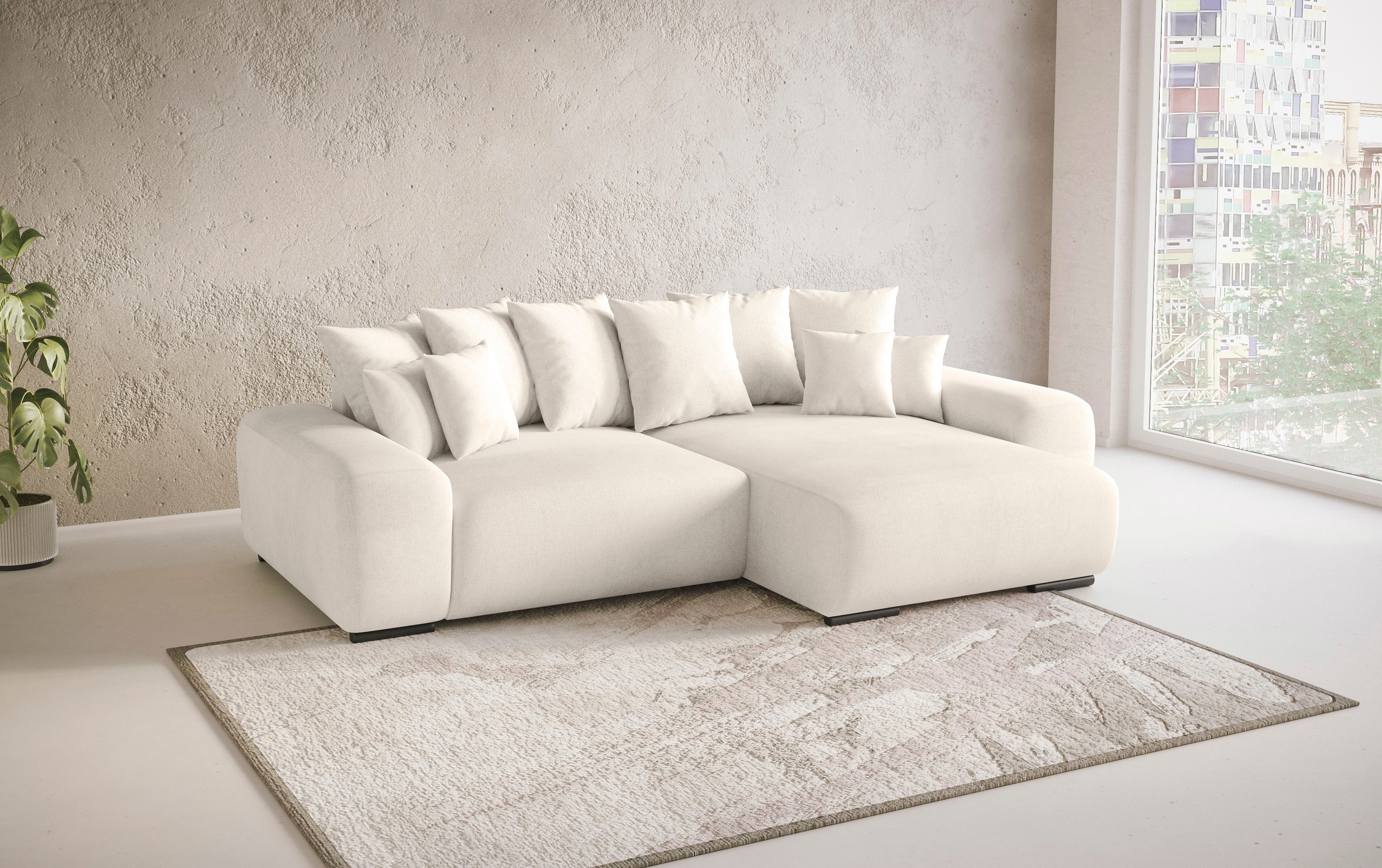 Mr. Couch Ecksofa »Sundance L-Form«, Dauerschläfer mit EasyBett-Schlaffunkt günstig online kaufen