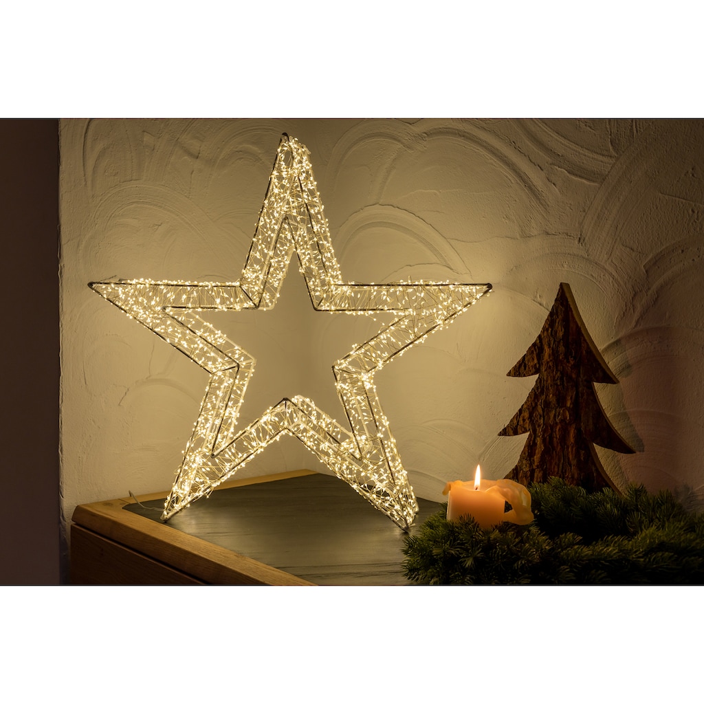 Star-Max LED Stern »Weihnachtsstern, Weihnachtsdeko aussen«, 2400 flammig-flammig