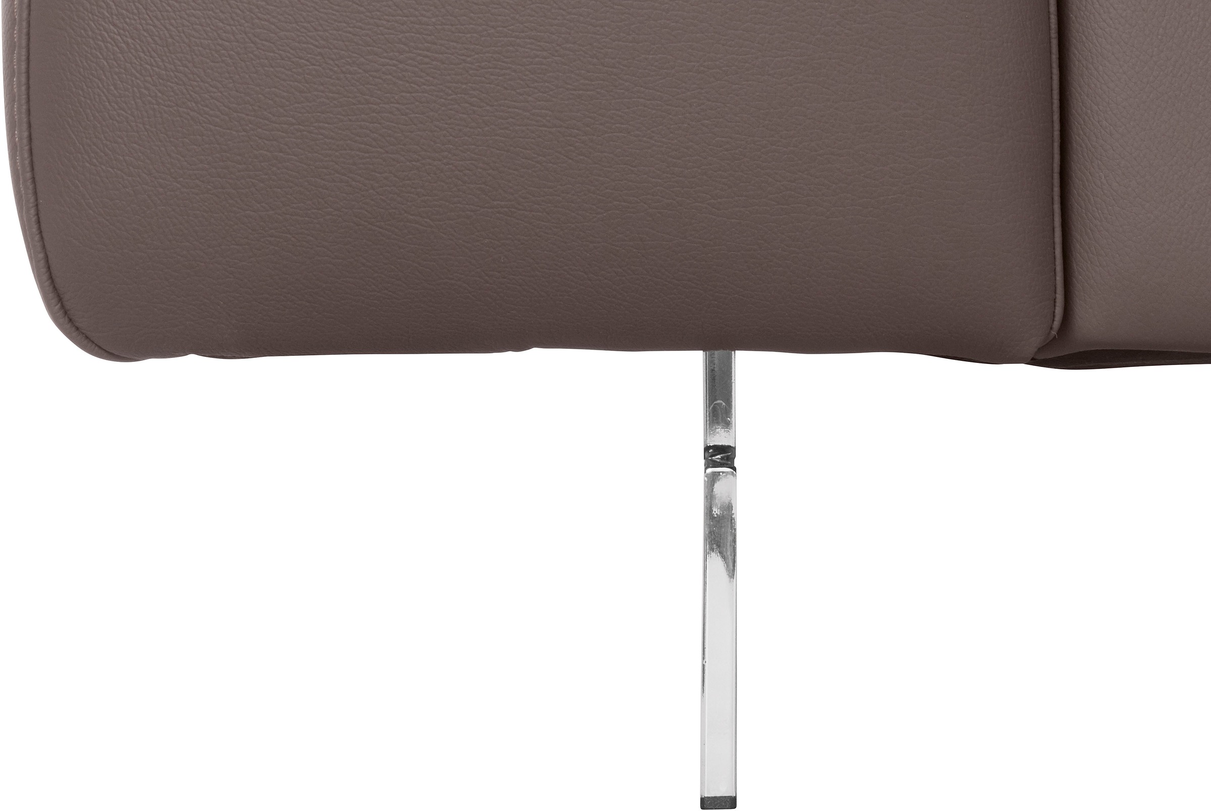 COTTA 3-Sitzer »Chef«, Big-Sofa mit Kopfteilverstellung, edle Metallkufen