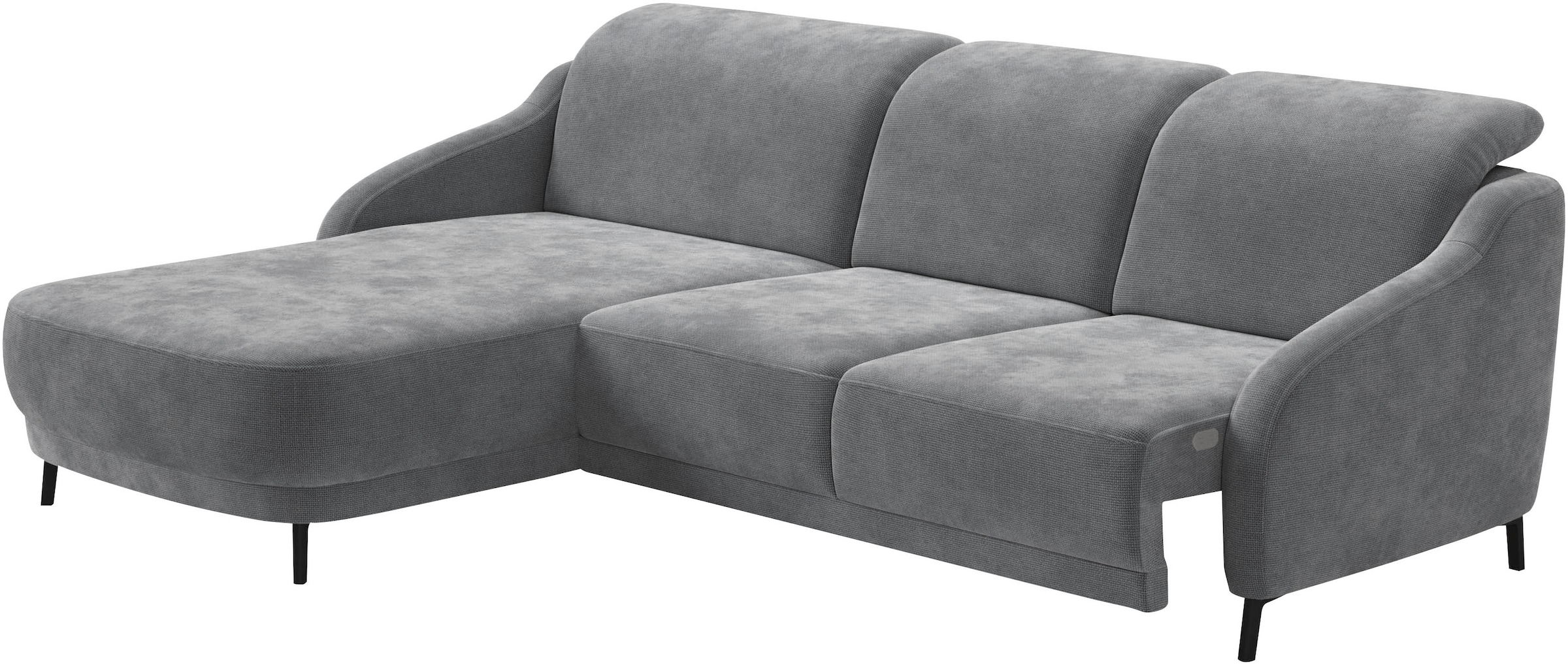 sit&more Ecksofa »Blues L-Form«, wahlweise mit Klapptisch und USB