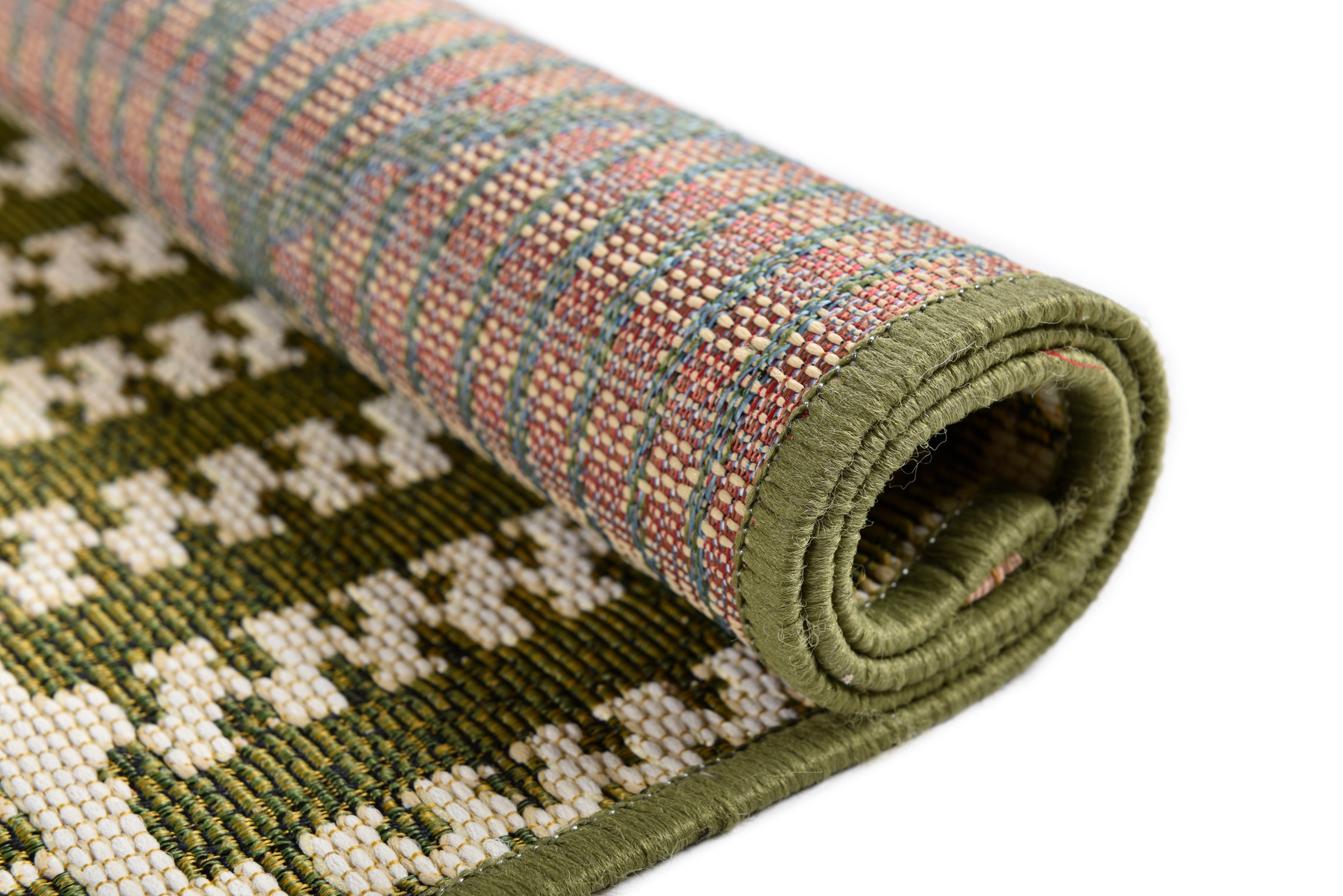 TOM TAILOR HOME Teppich »Funky Outdoor Geometric«, rechteckig, 5 mm Höhe, Flachgewebe, modernes Rauten Design, Outdoor geeignet, Wohnzimmer