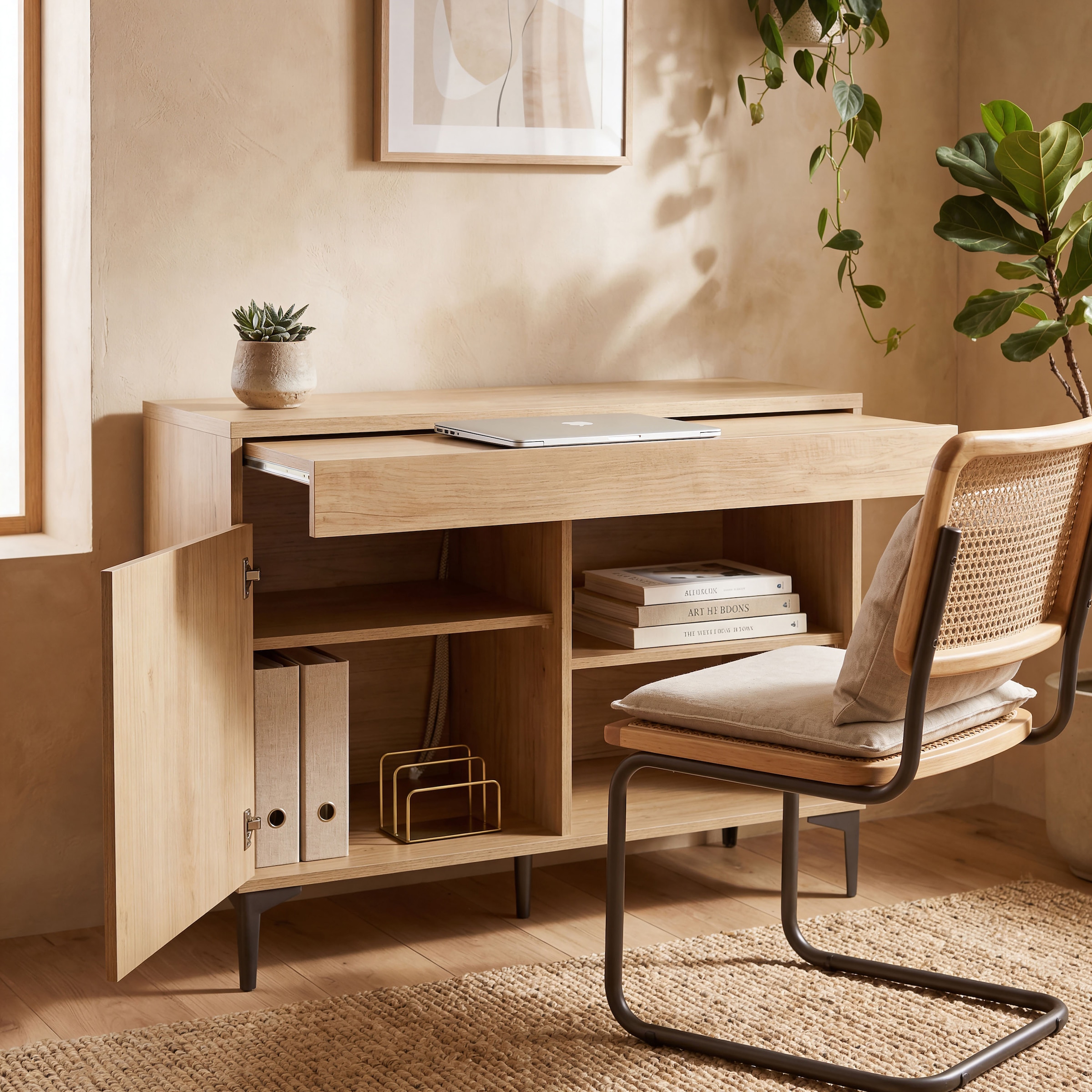Gami Kommode »BEAM« funktionell, mit integriertem Schreibtisch