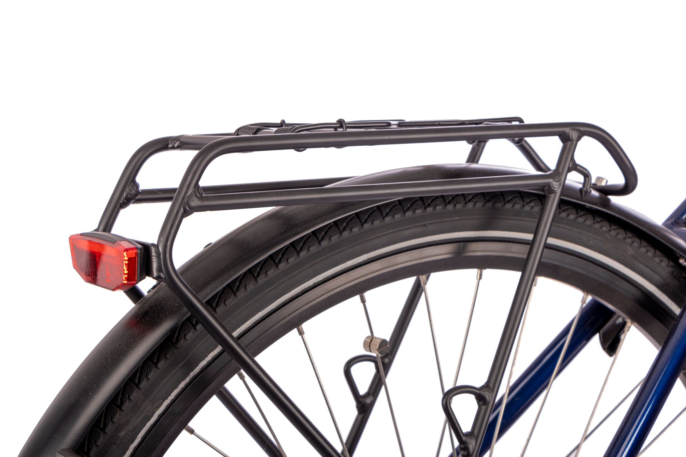 SAXONETTE »E-Bike Trekkingrad Deluxe Sport TRAPEZ« 9 Gang Shimano Alivio Schaltwerk Kettenschaltung Mittelmotor 250 W Packung,  (mit integr. Akku), Elektrofahrrad für Alltag und Einkauf