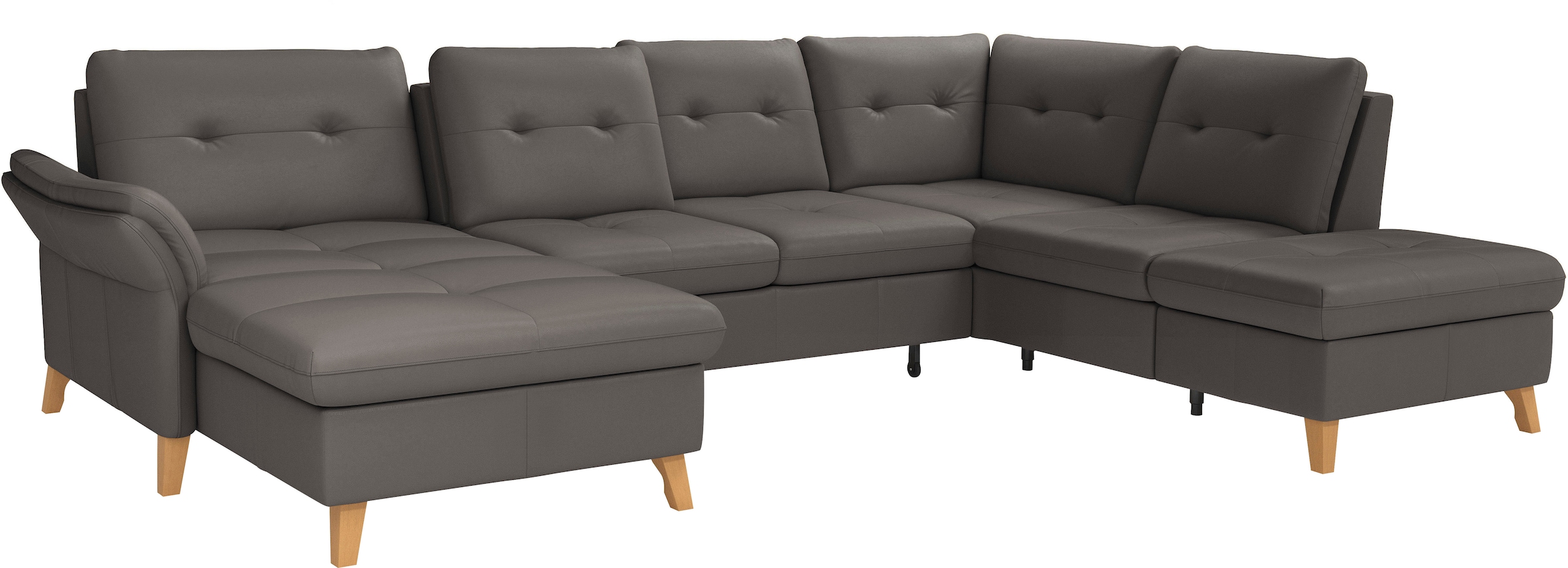 sit&more Wohnlandschaft »Göteborg«, inkl. Sitztiefenverstellung, wahlweise mit Bettfunktion & Bettkasten