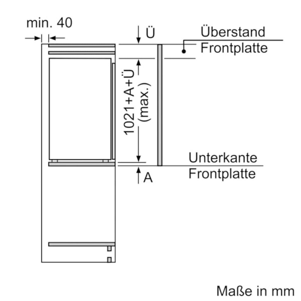 BOSCH Einbaukühlschrank »KIL32VFE0«, KIL32VFE0, 102,1 cm hoch, 54,1 cm breit