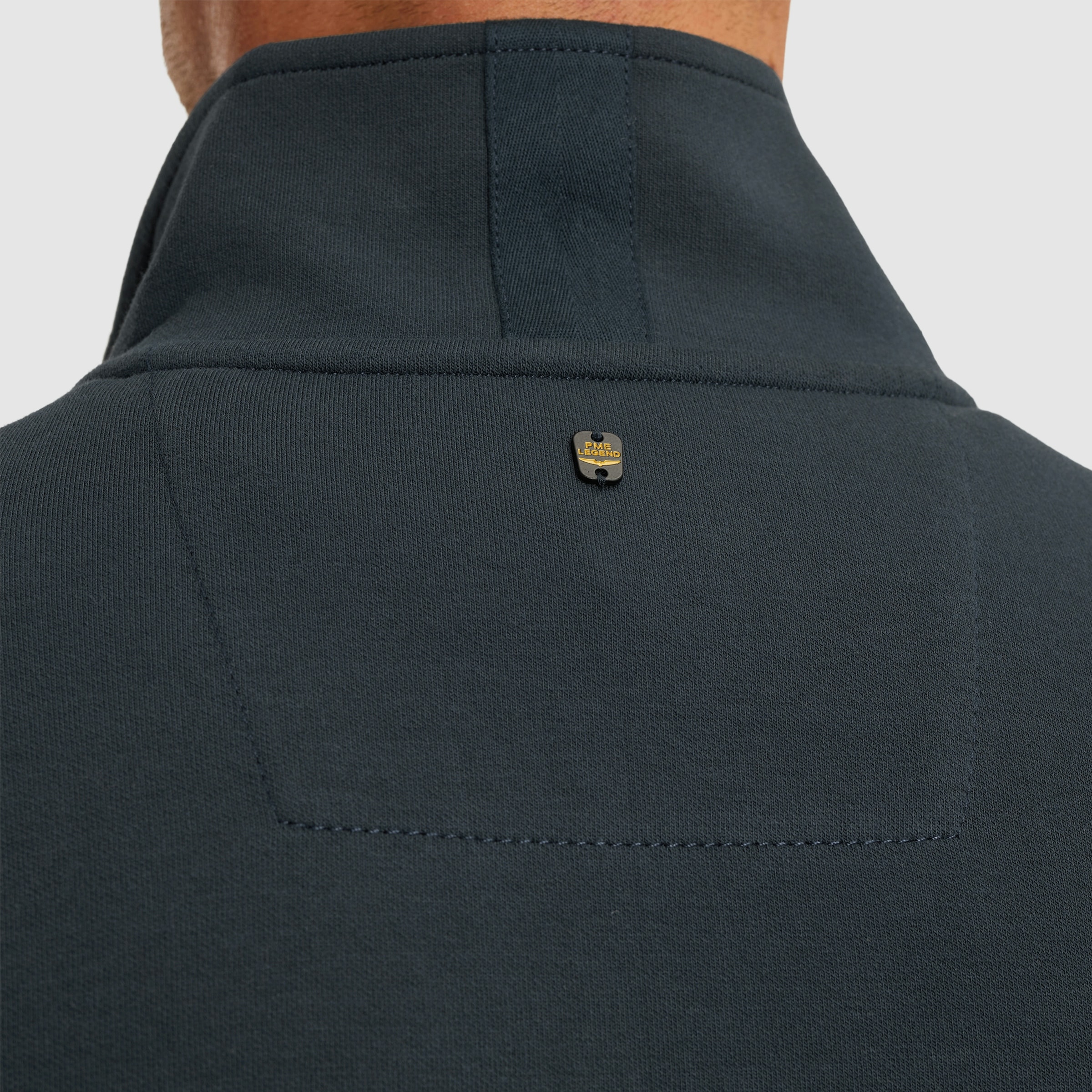 PME LEGEND Sweater , mit Logo-Stickerei und Troyer-Kragen mit Reißverschluss
