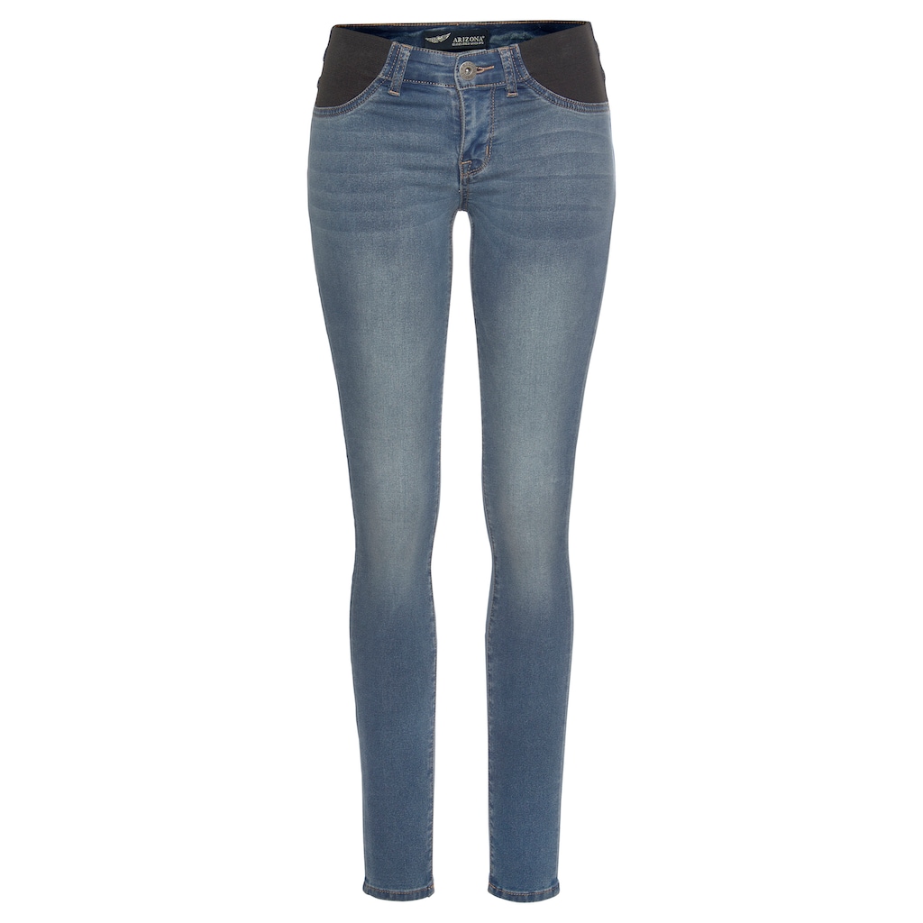 Arizona Skinny-fit-Jeans »Ultra Stretch«, Low Waist mit seitlichen Stretch-Einsätzen am Bund