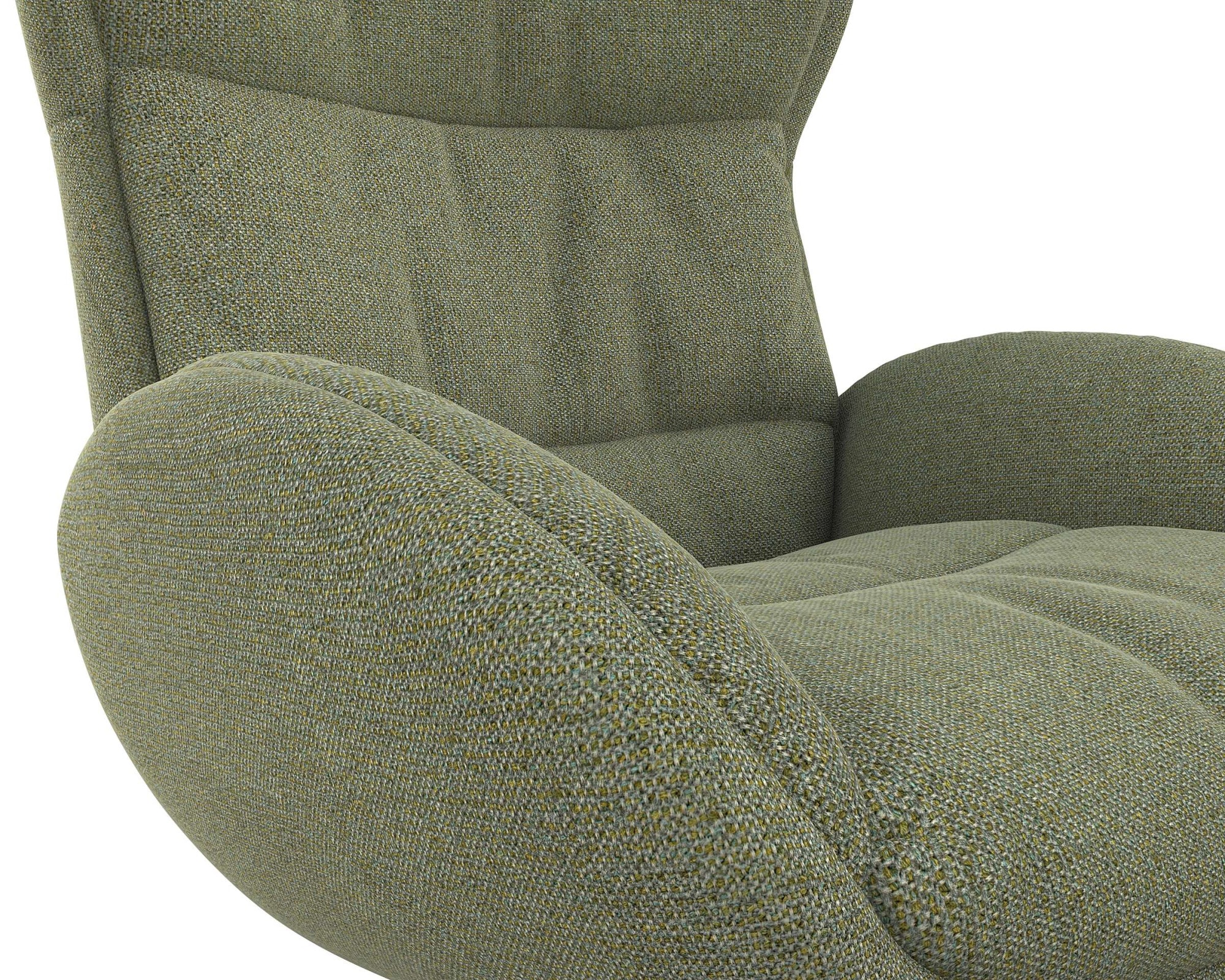 FLEXLUX Relaxsessel »Haze, TV-Sessel, Fernsehsessel, Polstersessel,«, Rückenteilverstellung, drehbar, Fuß Alu