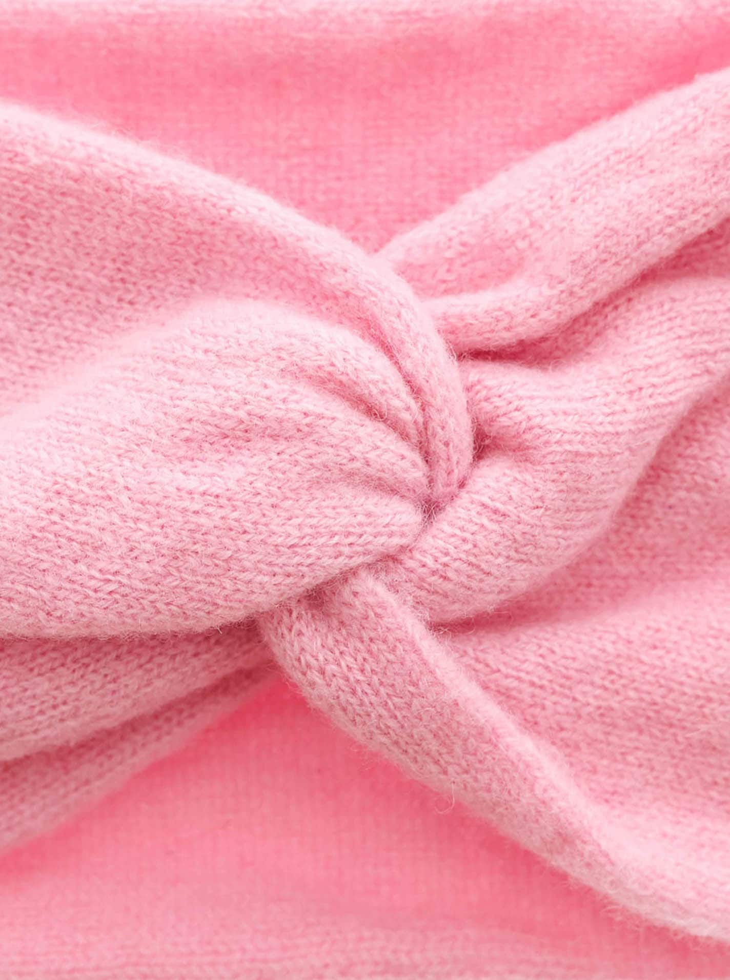 Zwillingsherz Stirnband »"Classic"« Knoten vorn, Cashmere, Feinstrick