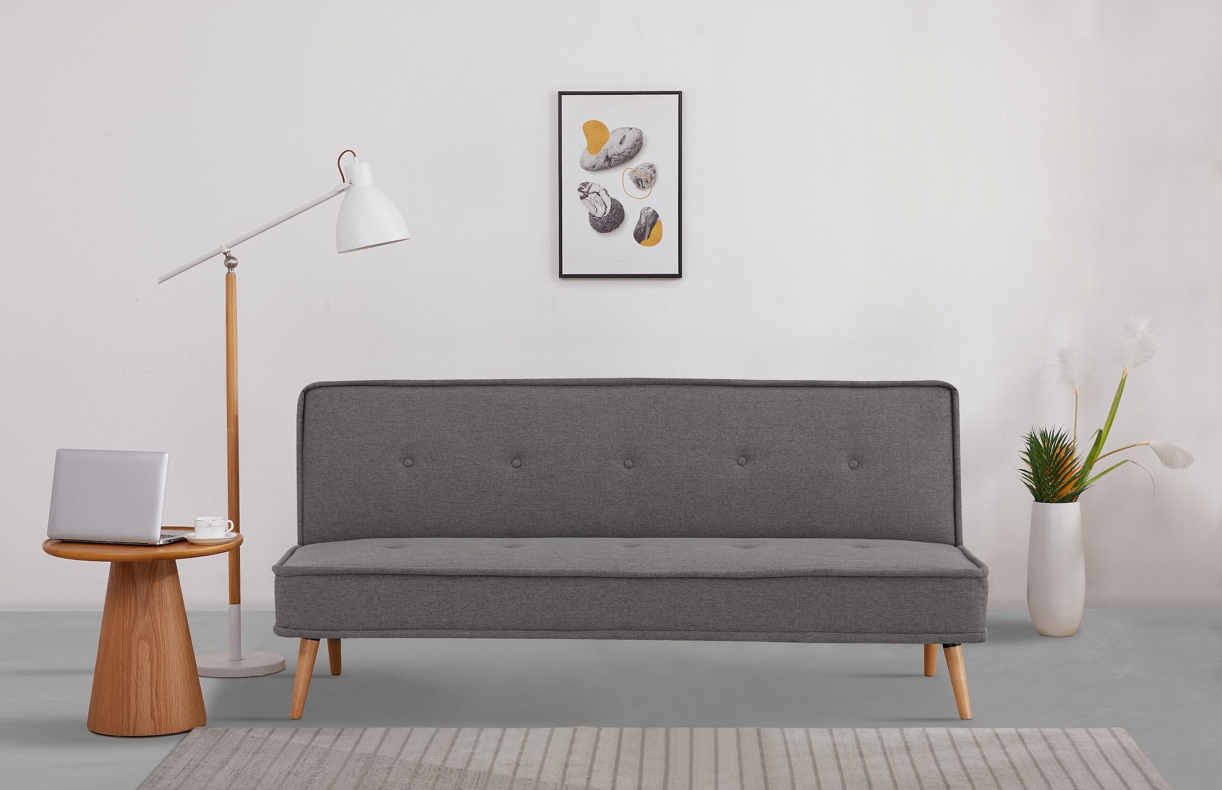 INOSIGN Schlafsofa "ARBON,183cm, klappbarer 3-Sitzer mit verstellbarer Rück günstig online kaufen