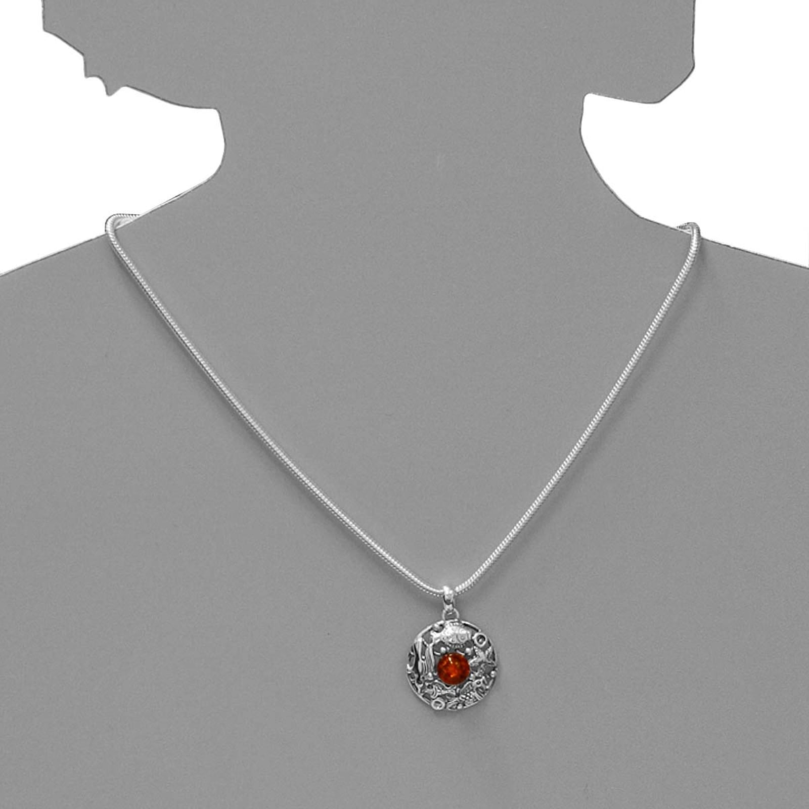 OSTSEE-SCHMUCK Kettenanhänger »Ostsee-Schmuck Anhänger Fischland 34x24 mm«, (1 tlg.)