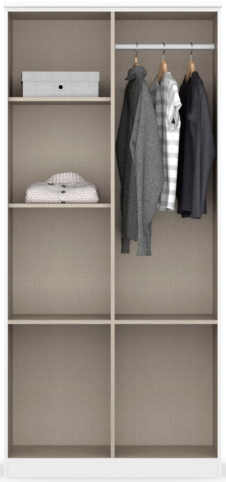 rauch Kleiderschrank »Kleiderschrank Schrank Garderobe deckenhoher Schrank BREMEN«, in vielen Farben und Ausführungen MADE IN GERMANY