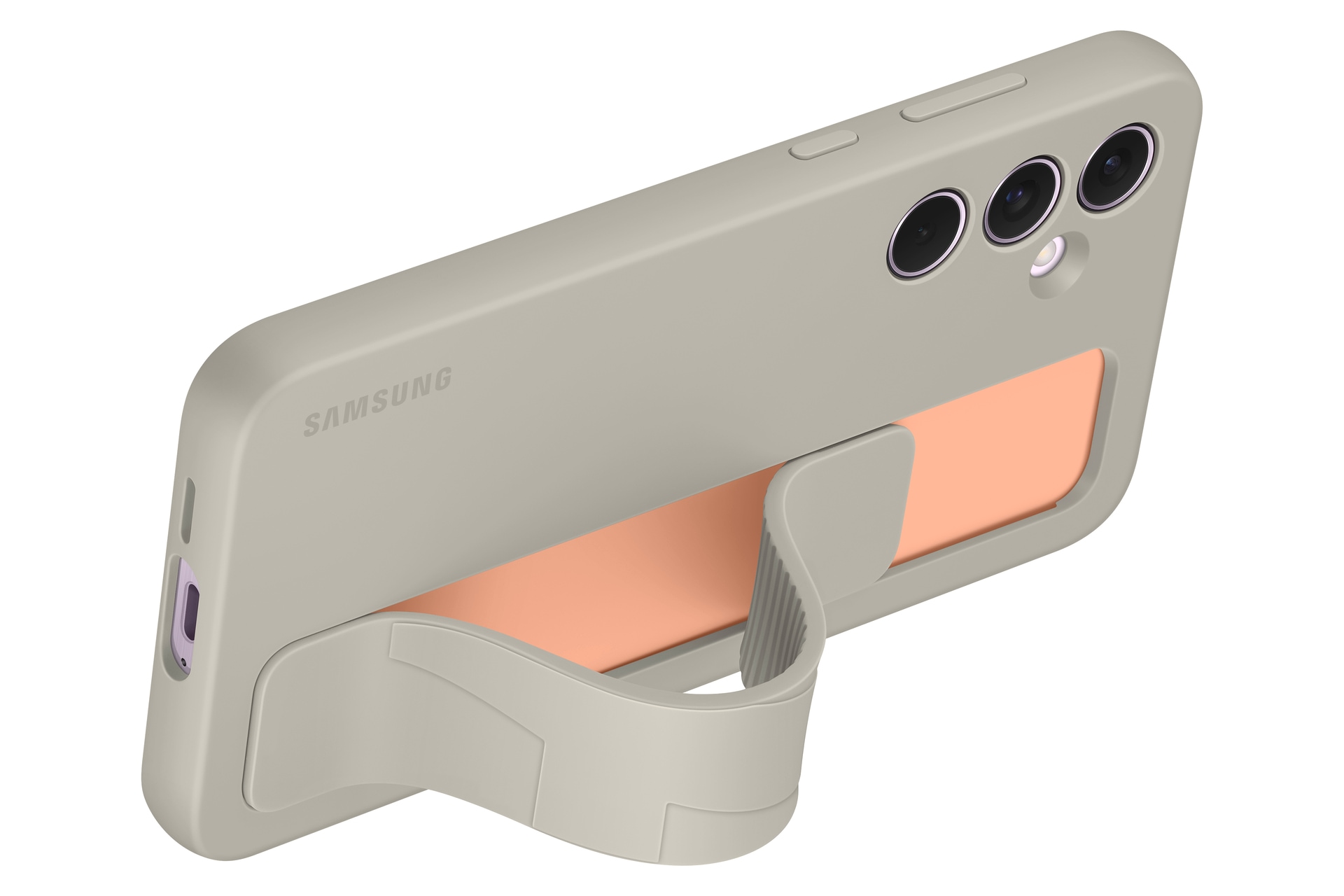 Samsung Handyhülle »Standing Grip Case für Samsung Galaxy A55«, Backcover, Schutzhülle, Handyschutzhülle, Case, Schutzcase, stoßfest