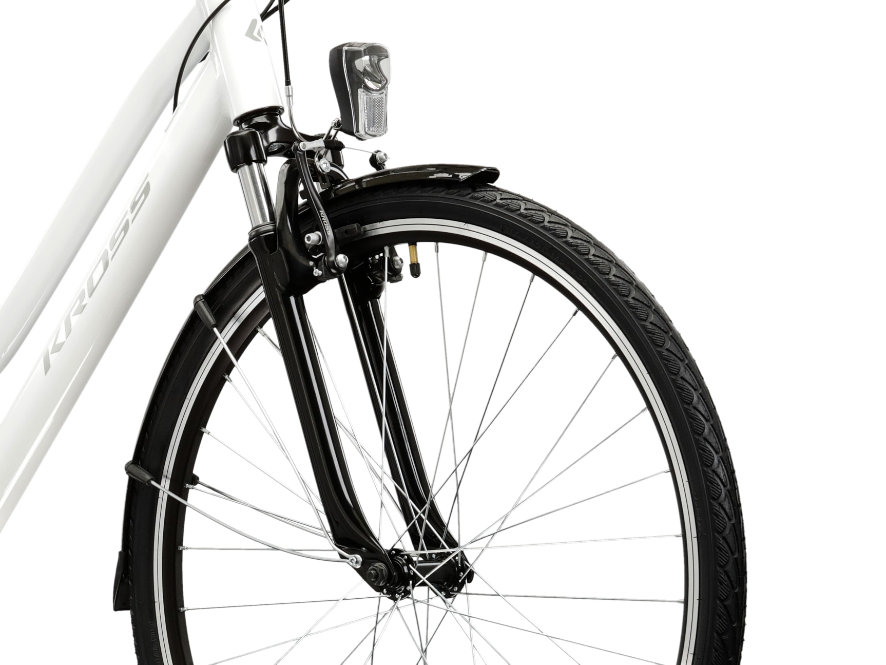 Kross Trekkingrad »Trans 1.0 weiß« 21 Gang Shimano TOURNEY TY300 Schaltwerk Kettenschaltung