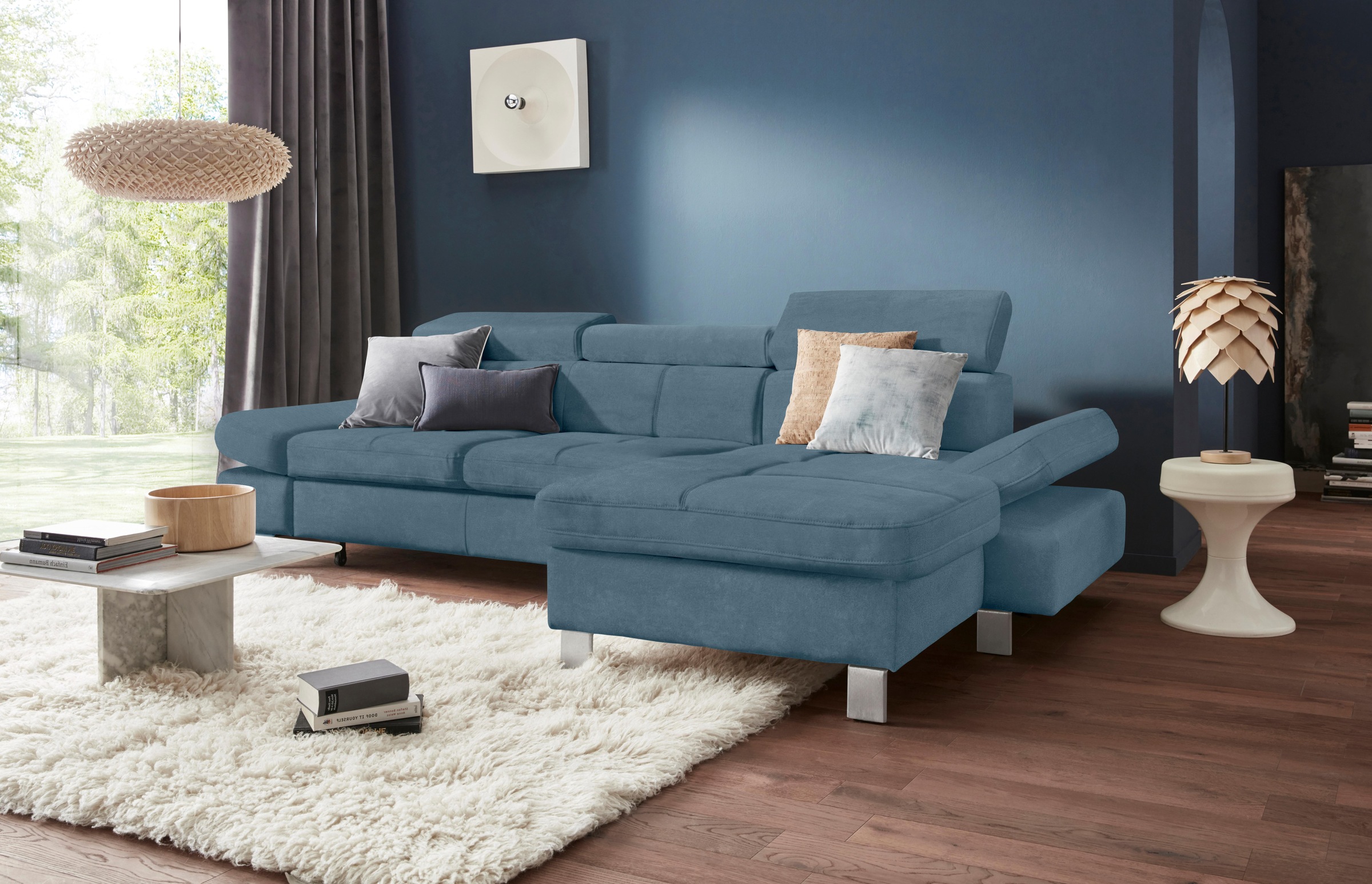 exxpo - sofa fashion Ecksofa »Fiji, hochwertige Detailverarbeitung im Sitz günstig online kaufen
