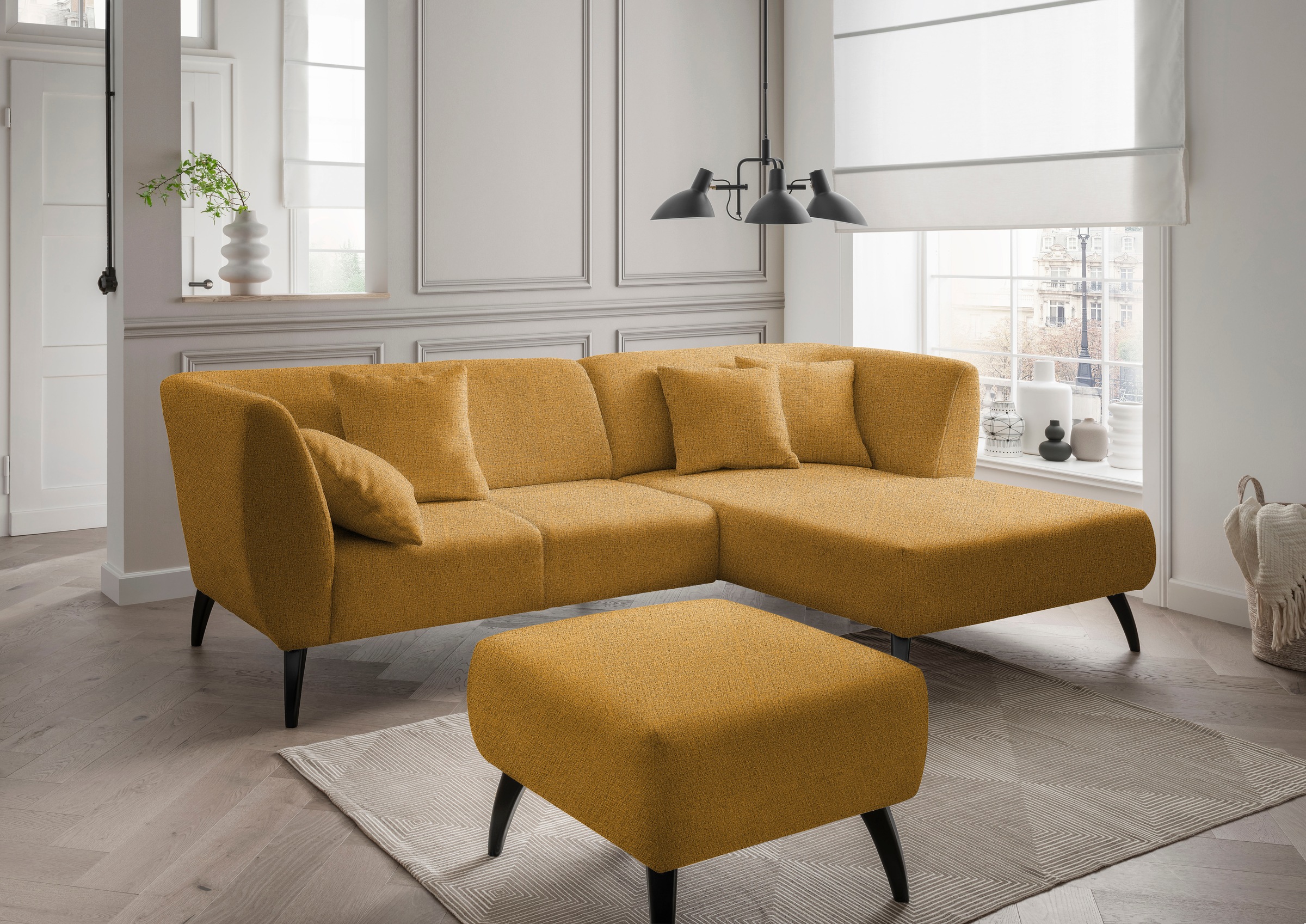 INOSIGN Ecksofa »Colori Polstermöbel mit zeitlos eleganter Rückenführung. L günstig online kaufen