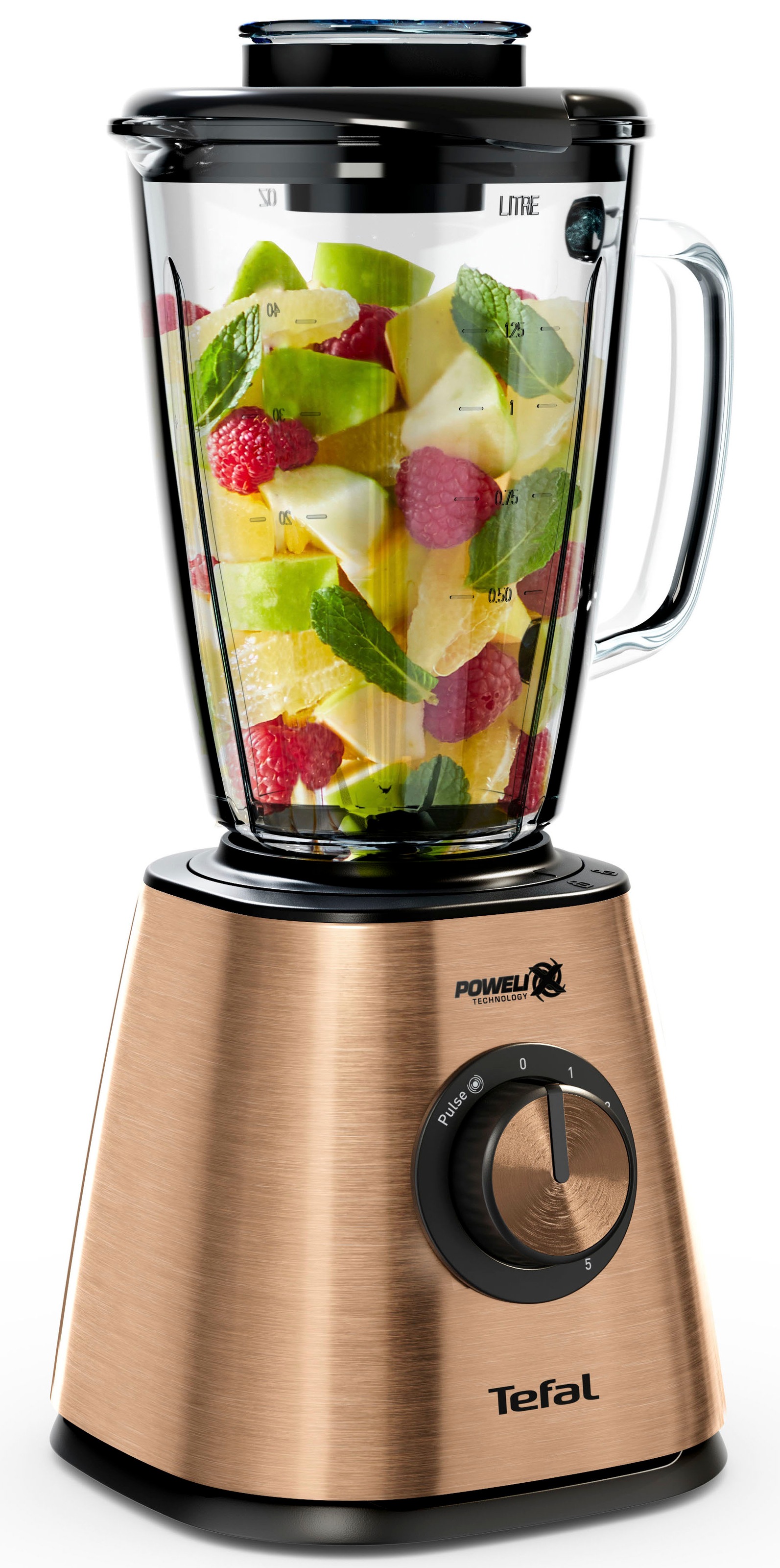 Tefal Standmixer »BL439G Coppertinto«, 800 W, 1,75 L Fassungsvermögen, stoßfestes Thermoglas