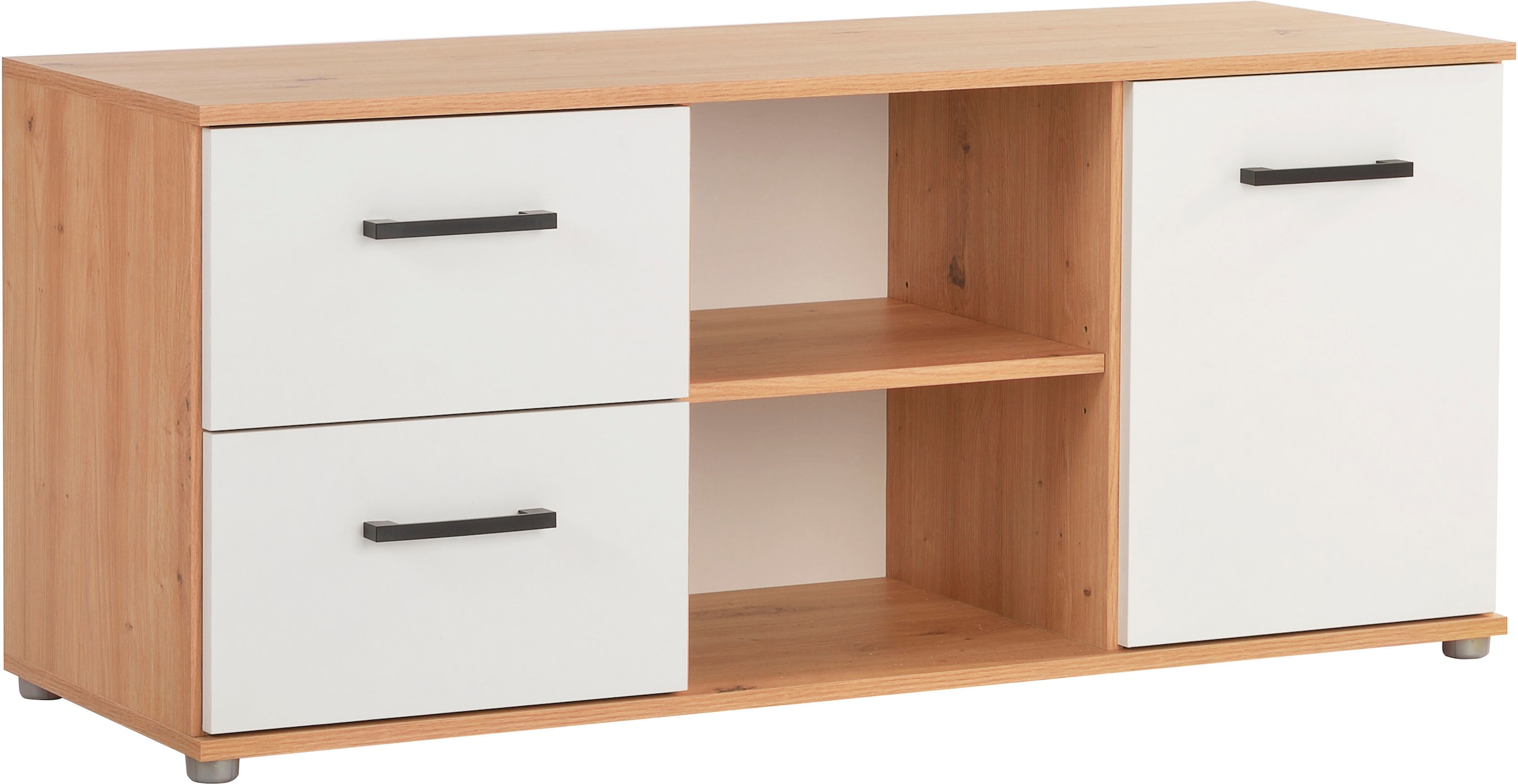 arthur berndt Jugendzimmer-Set »Jugendzimmer-Set »Bente« 5-teilig« 5tlg -Schrank, Bett, Schreibtisch, Sideboard, Standregal, 5 tlg. Stauraumstark, pflegeleicht, zeitlos, Made in Germany