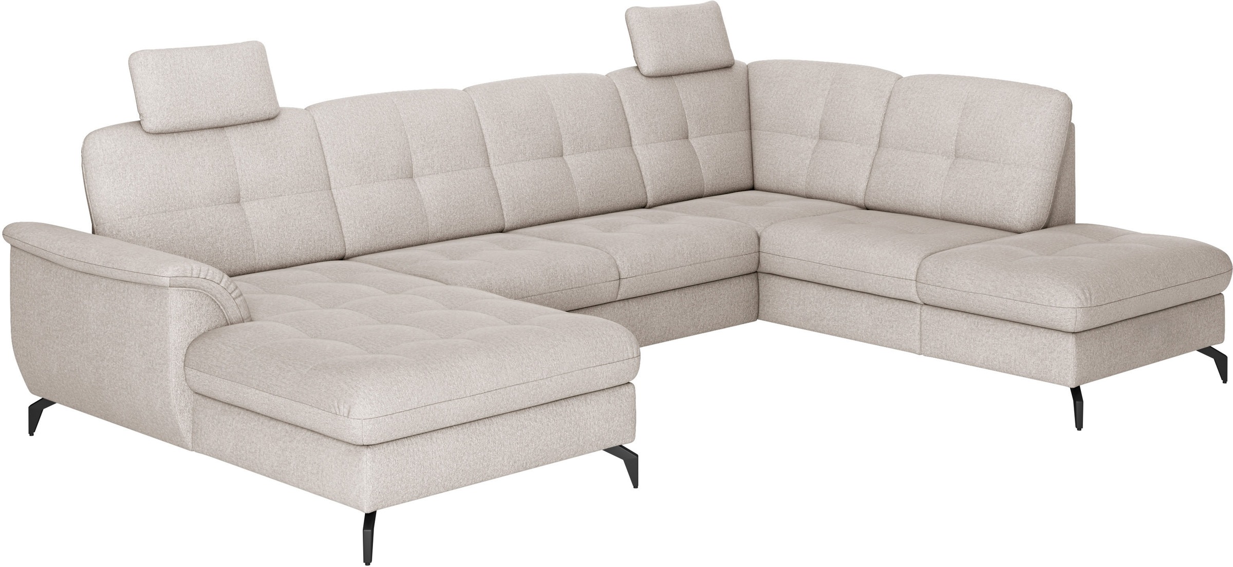 sit&more Wohnlandschaft »Zora U-Form«, wahlweise mit Bettfunktion und Bettkasten