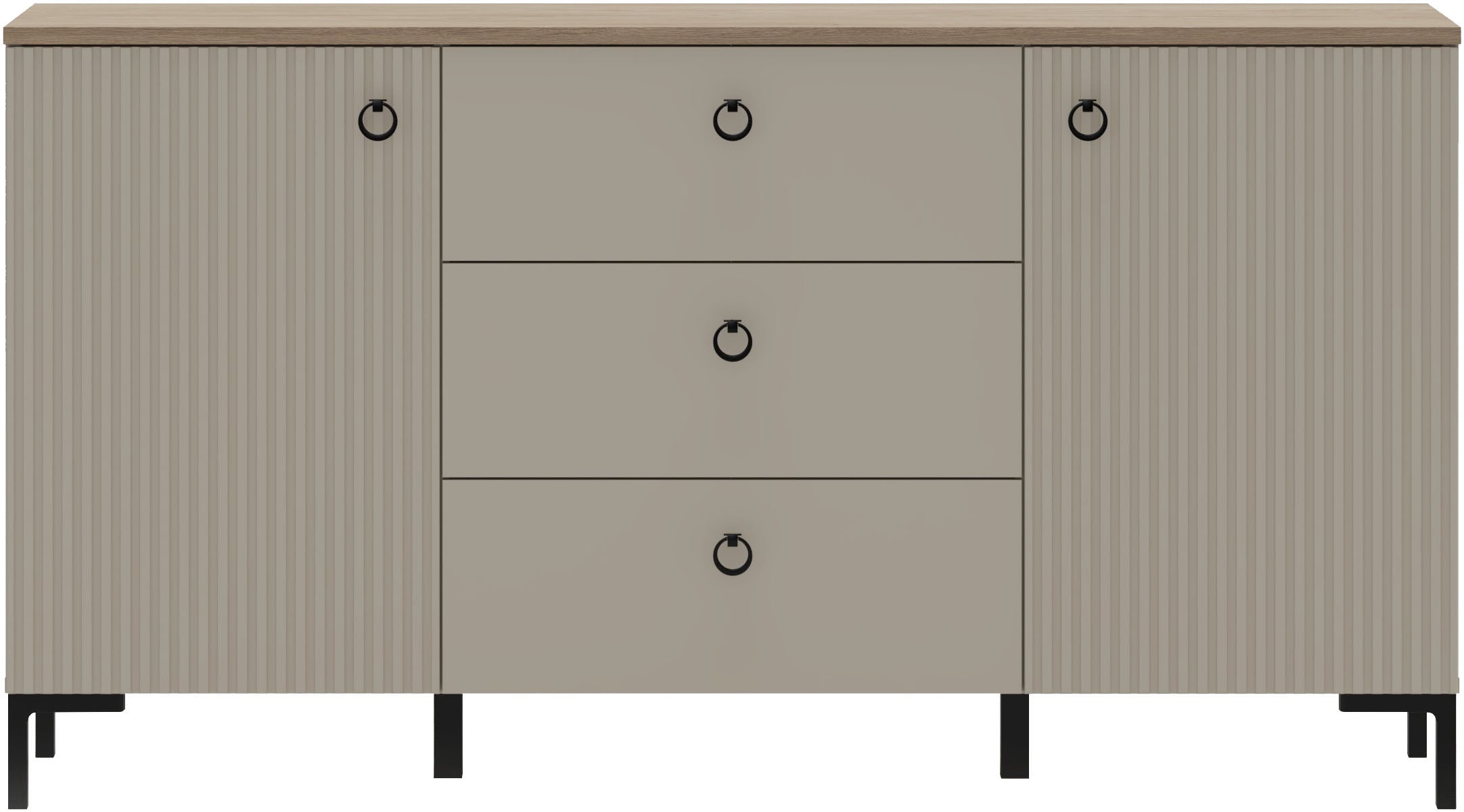 Home affaire Sideboard »Luminara«, (1 St.), Kommode mit Soft-Close Funktion - 120 oder 150 cm Breite